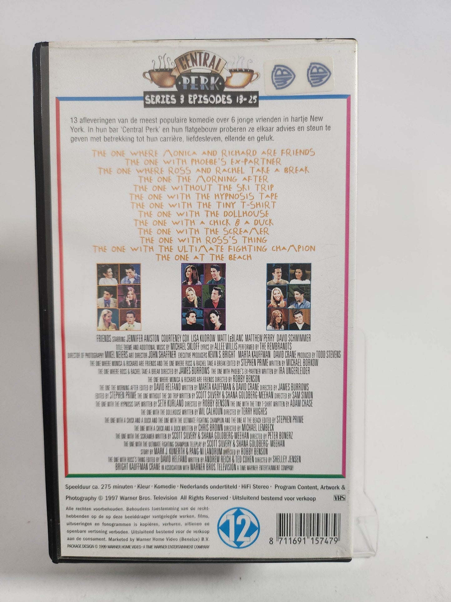 Friends Series 3 Episodes 13 - 25 VHS - Feniks Gameshop