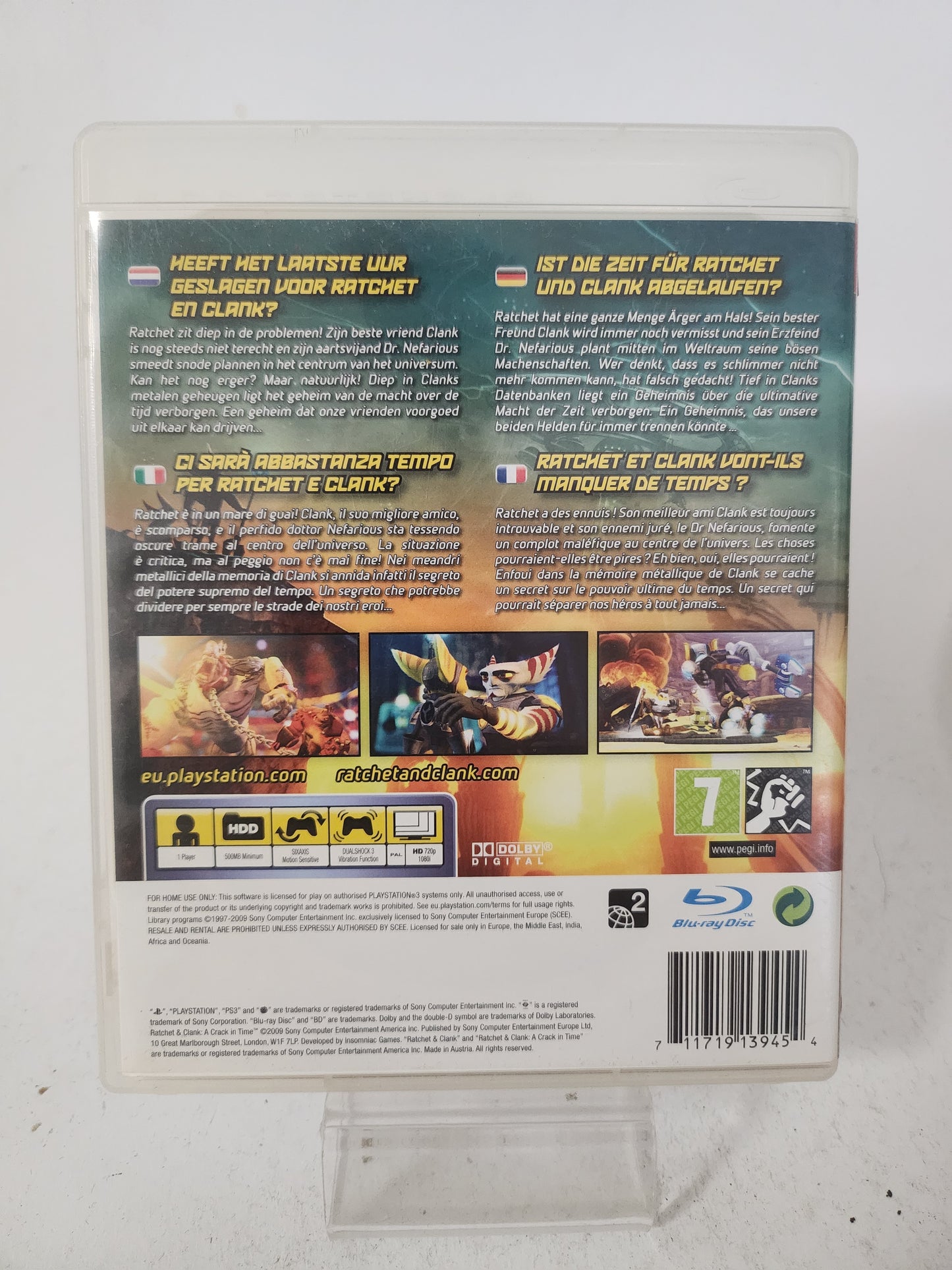Ratchet & Clank a Crack in Time (No Book) PlayStation 3