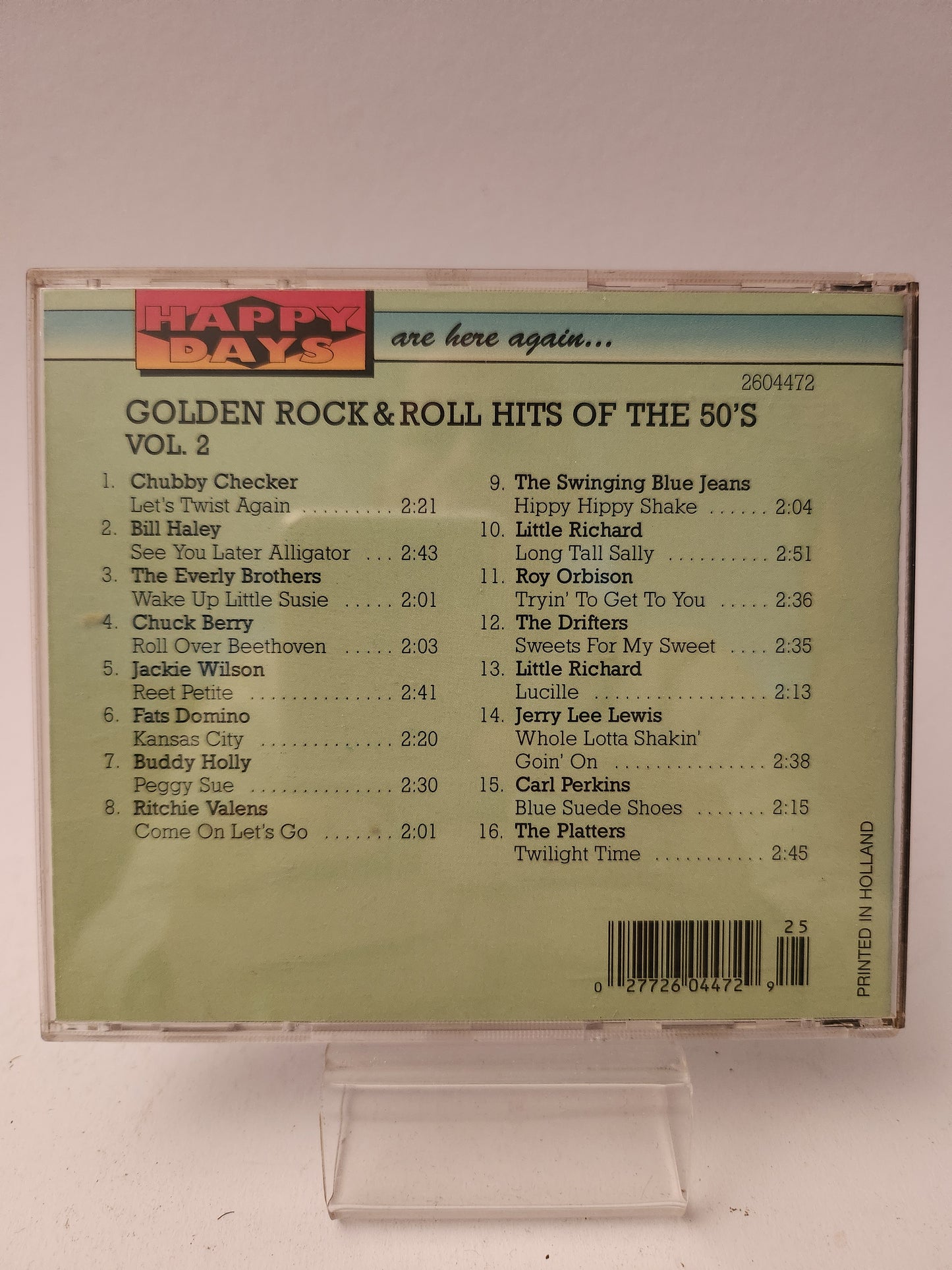 Golden Rock&Roll Hits of the 50's Volume 2 CD