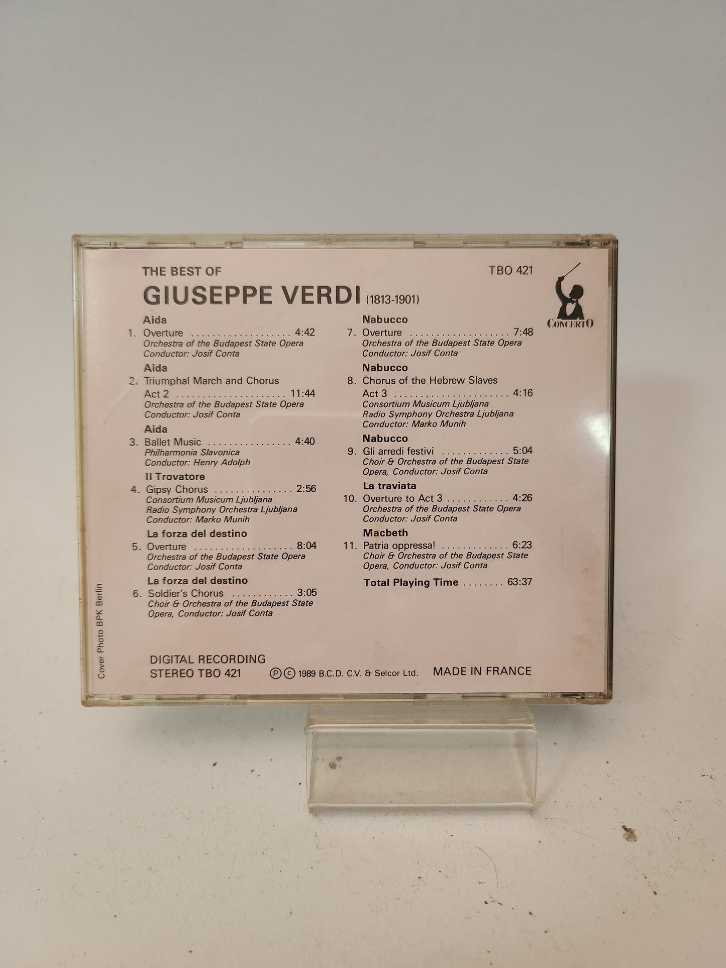 Best of Verdi CD