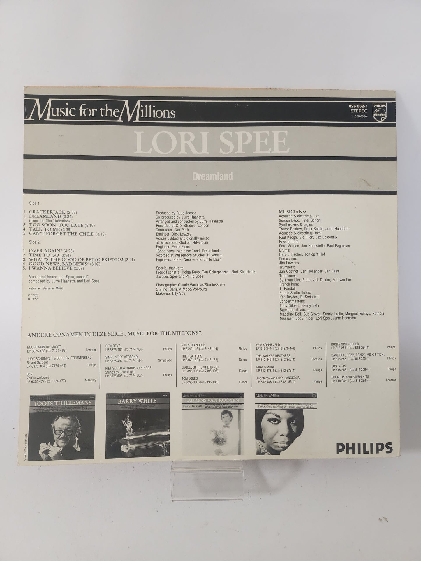 Dreamland: Lori Spee LP Vinyl
