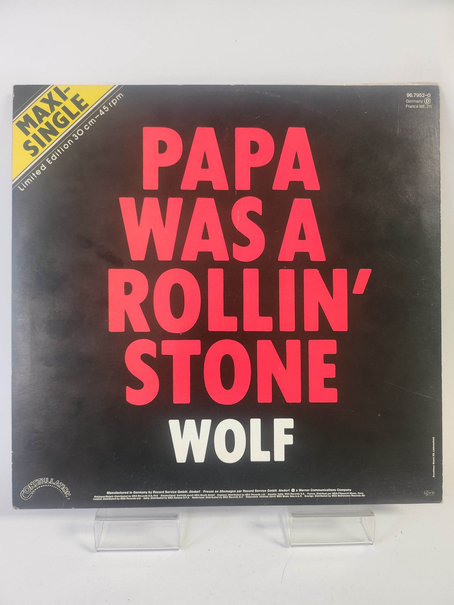 Wolf: Papa was a Rollin' Stone LP Vinyl - Feniks Gameshop