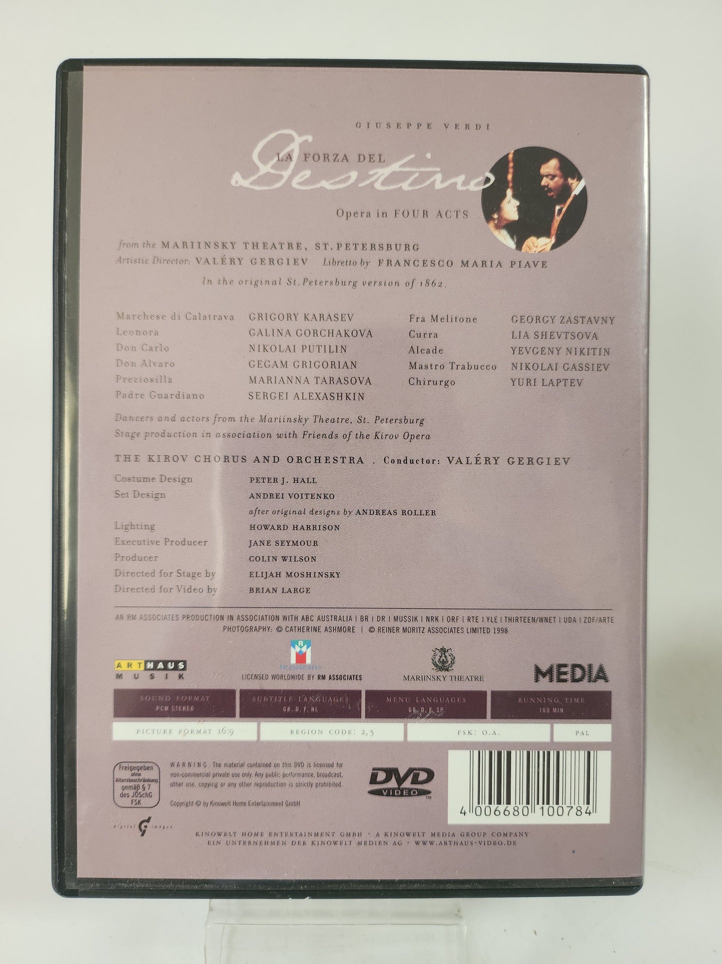 Destino "La Forza Del" DVD Muziek