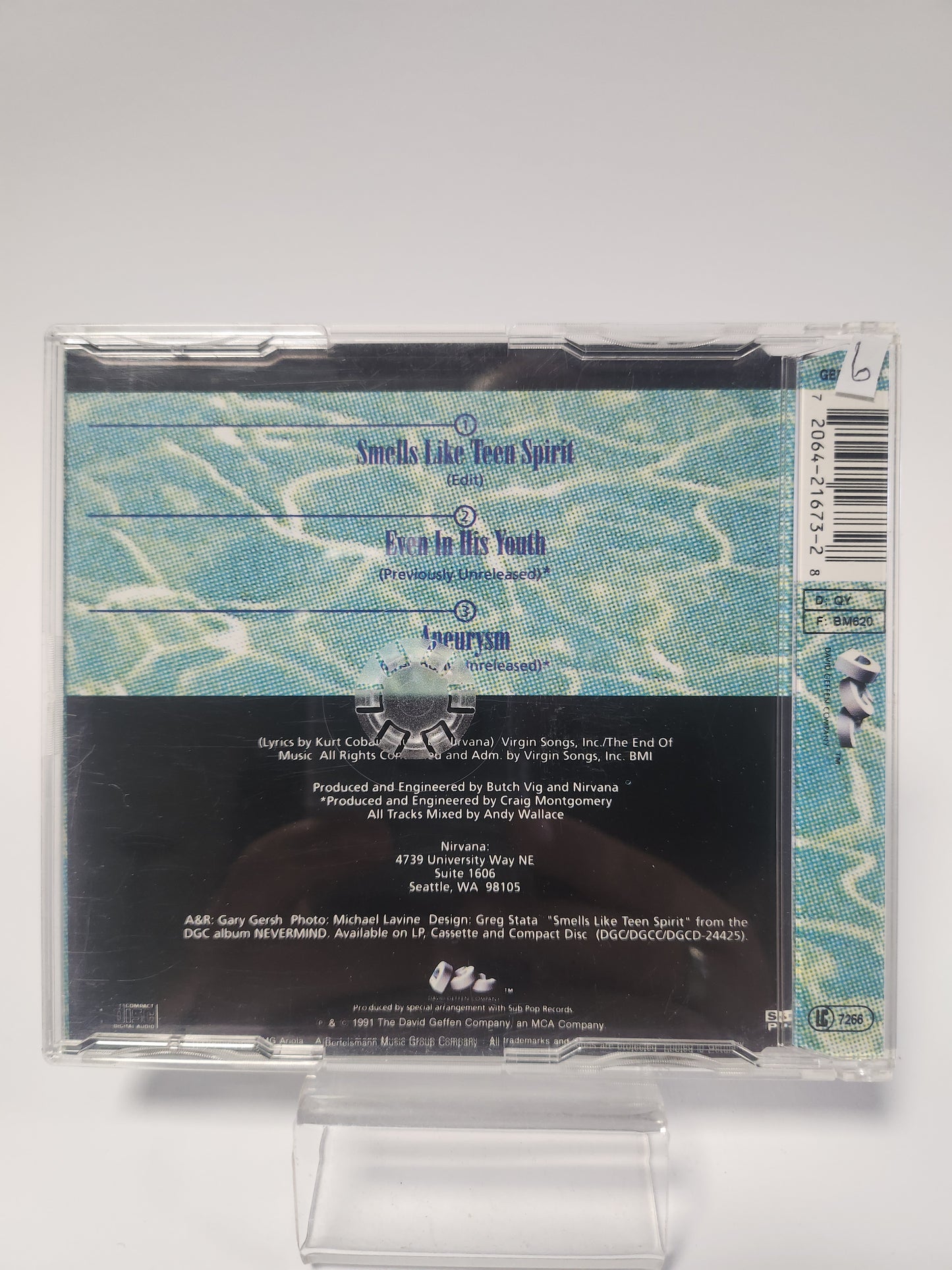 Nirvana: Smells Like Teen Spirit CD Single