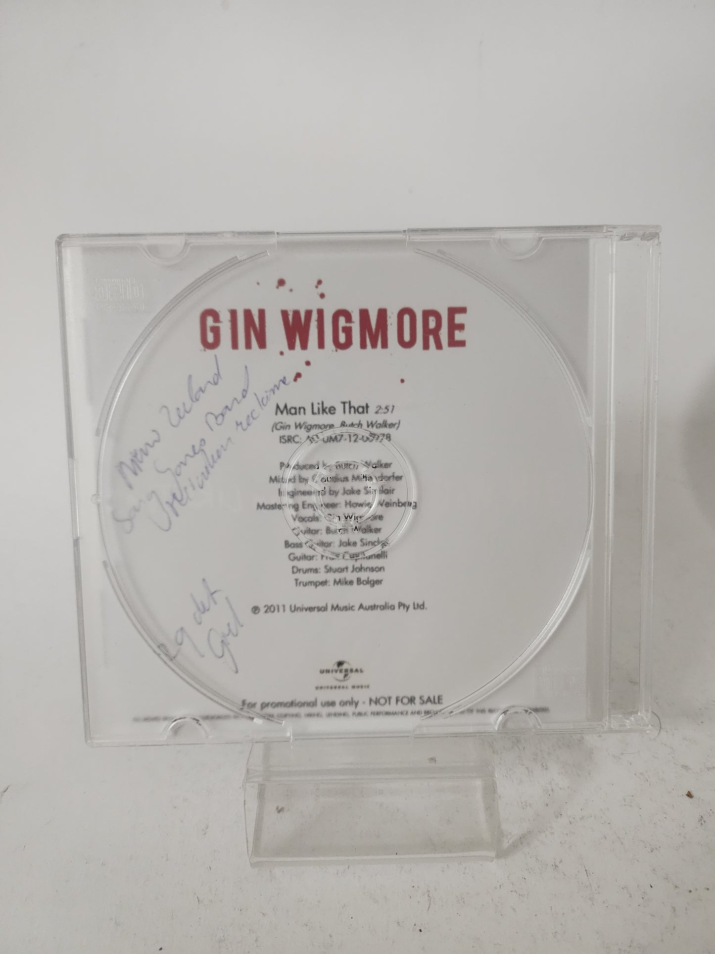 Gin Wigmore: Man like That CD Single