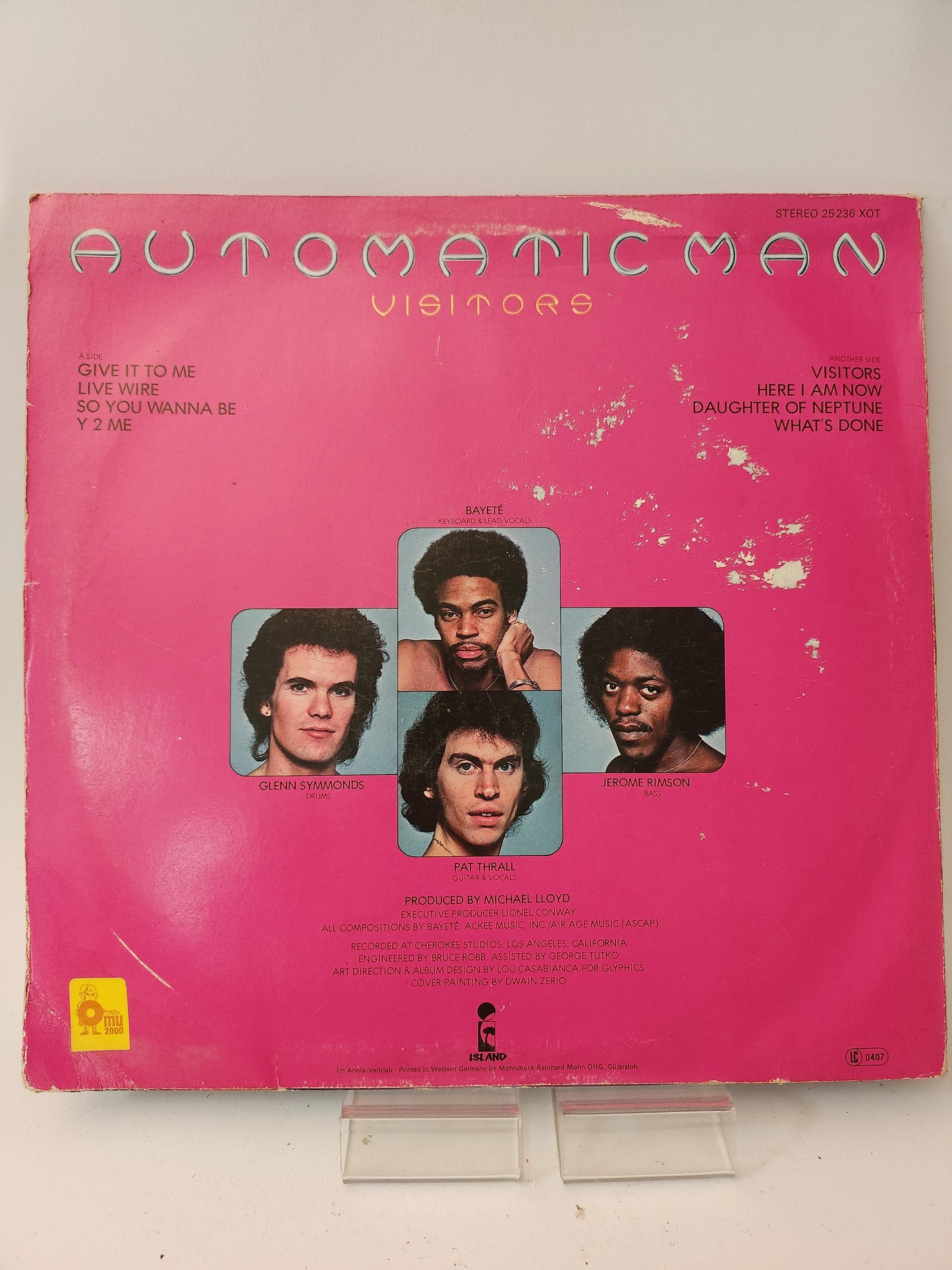Automatic Man: Visitors LP Vinyl