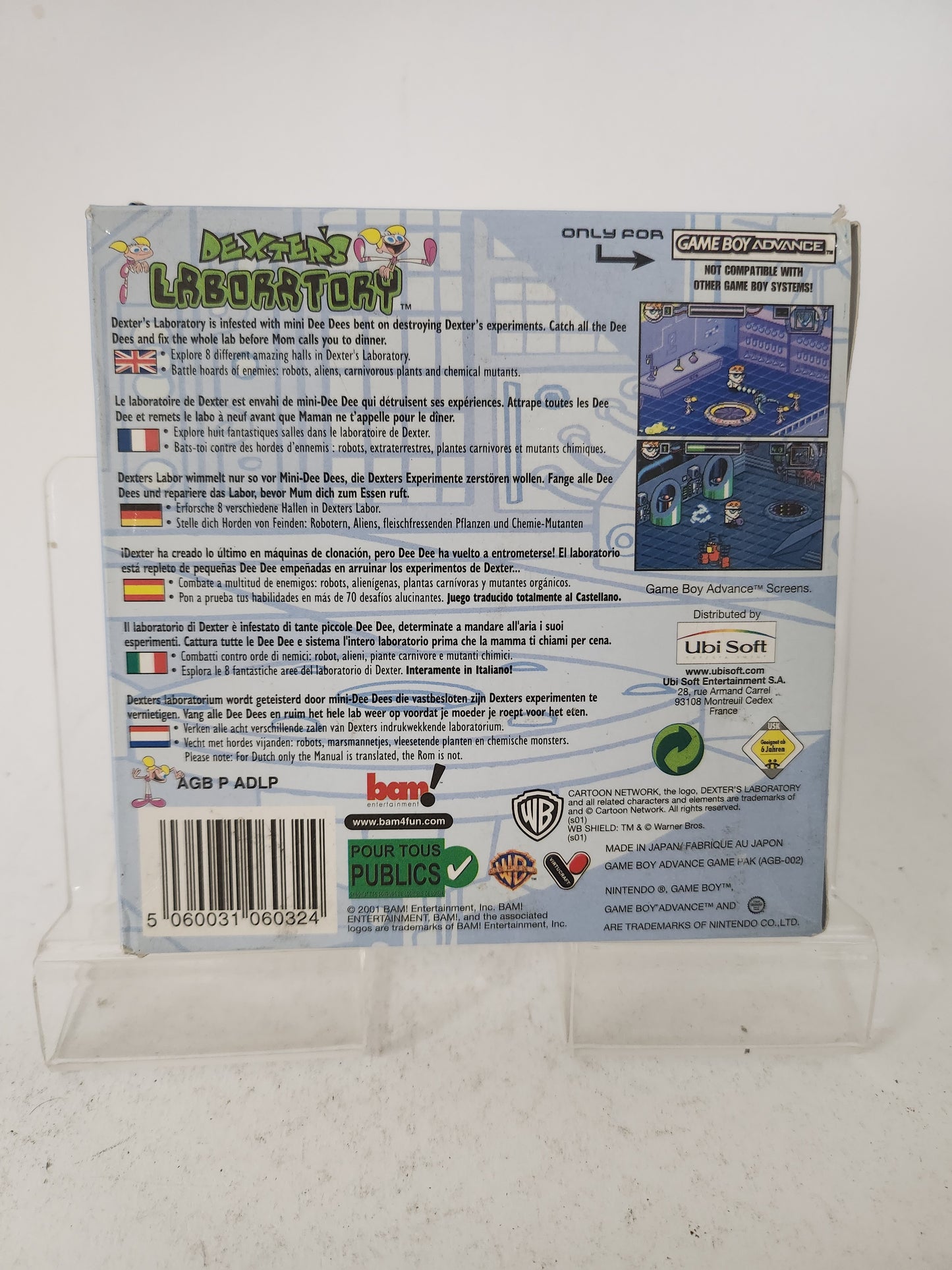 Dexter Laboratory Boxed Game Boy Advance