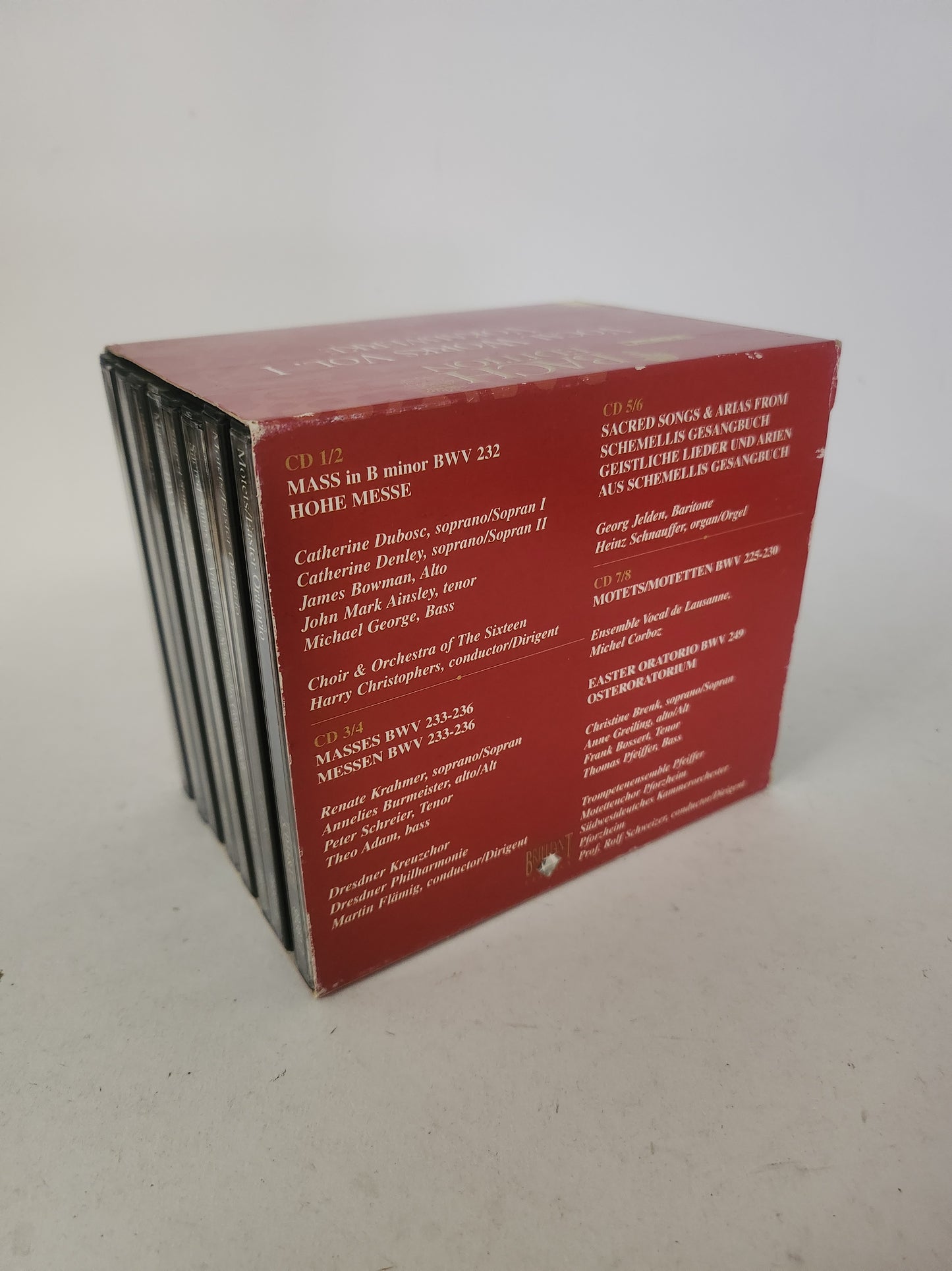 Bach Edition Vocal Works Vol 1 Vokalwerke 8 CD Box