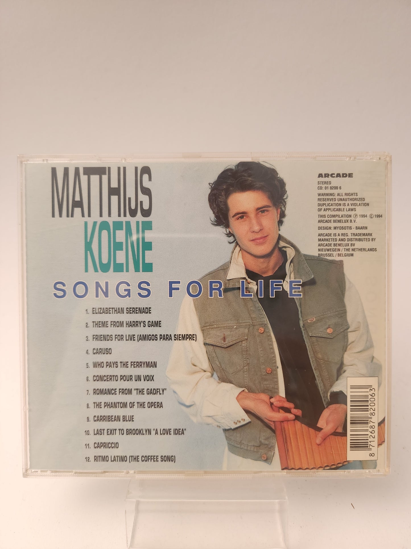 Matthijs Koene: Songs for Life CD