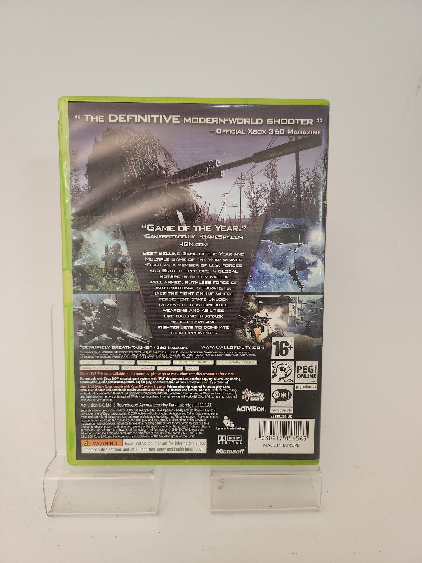 Call of Duty Modern Warfare 4 Game of the Year Edition Xbox 360