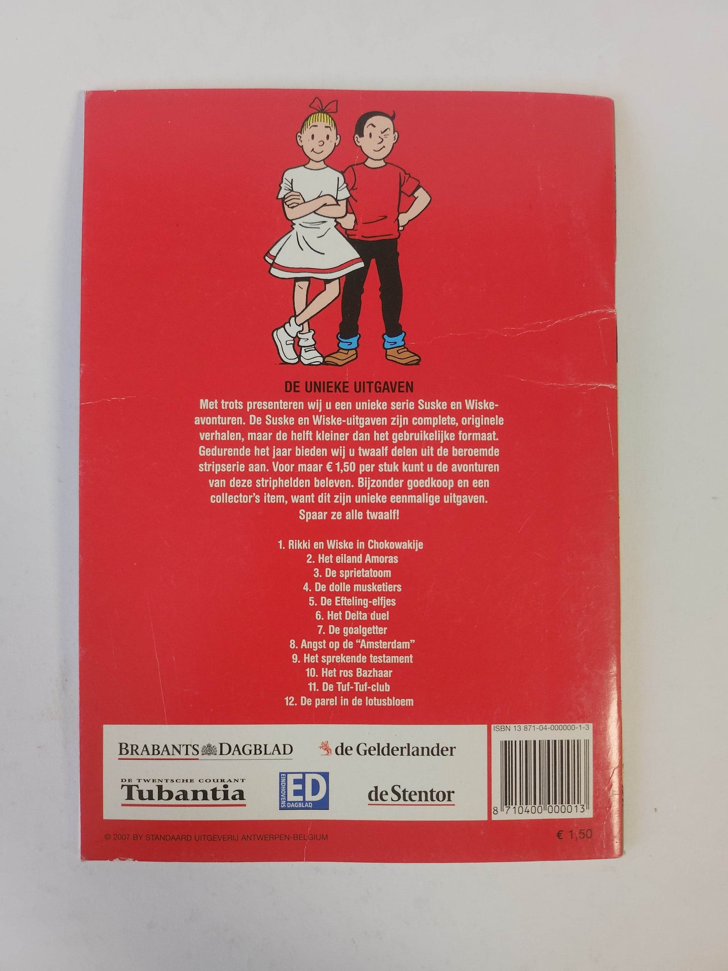 1: Rikki en Wiske in Chocowakije Suske en Wiske - Feniks Gameshop