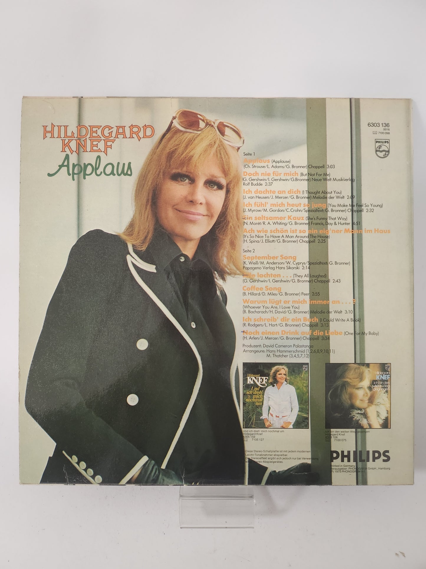 Hildegrad Knef: Applaus LP Vinyl