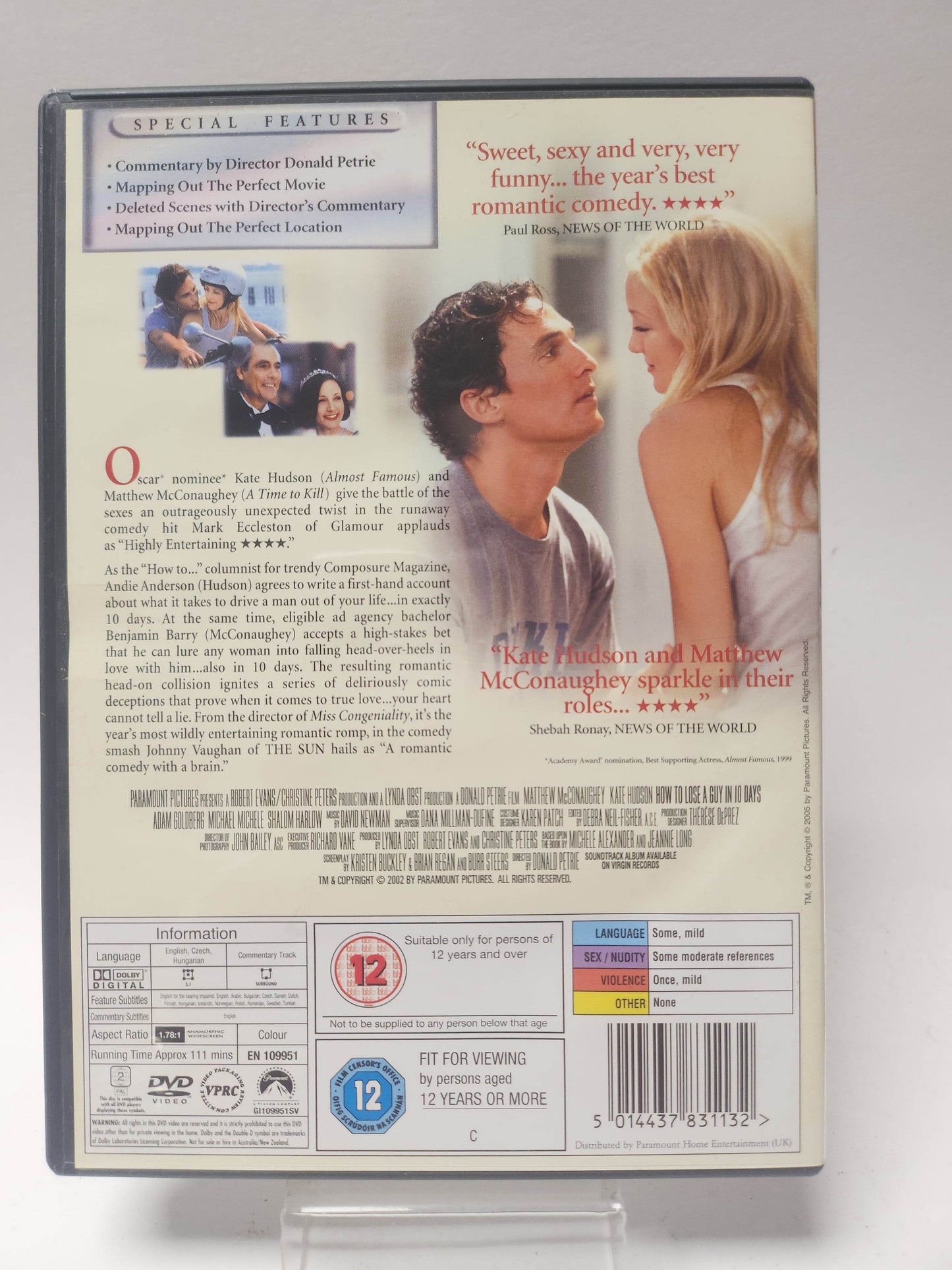 How to Lose a Guy in 10 Days DVD - Feniks Gameshop