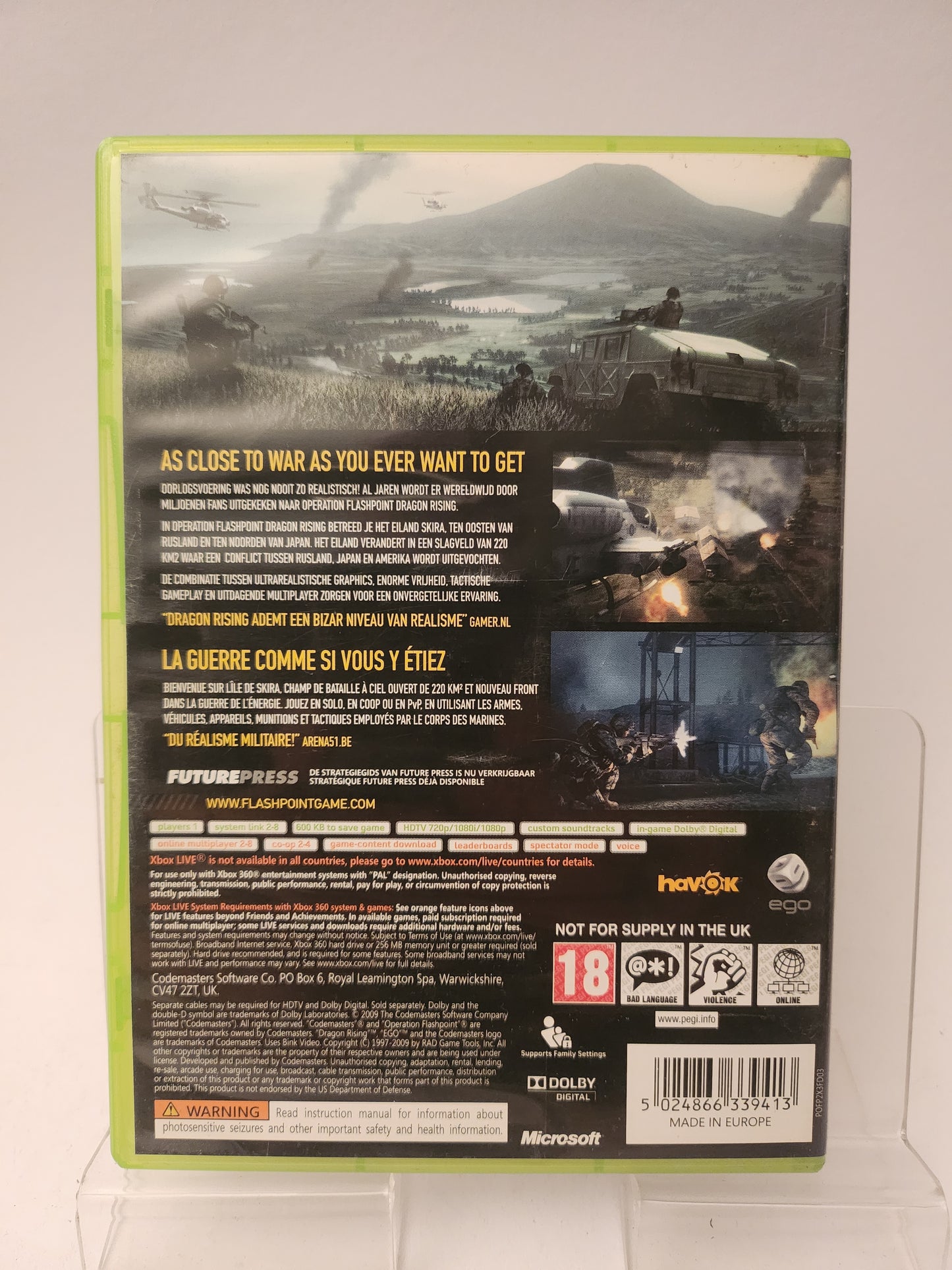 Operation Flashpoint Dragon Rising Xbox 360