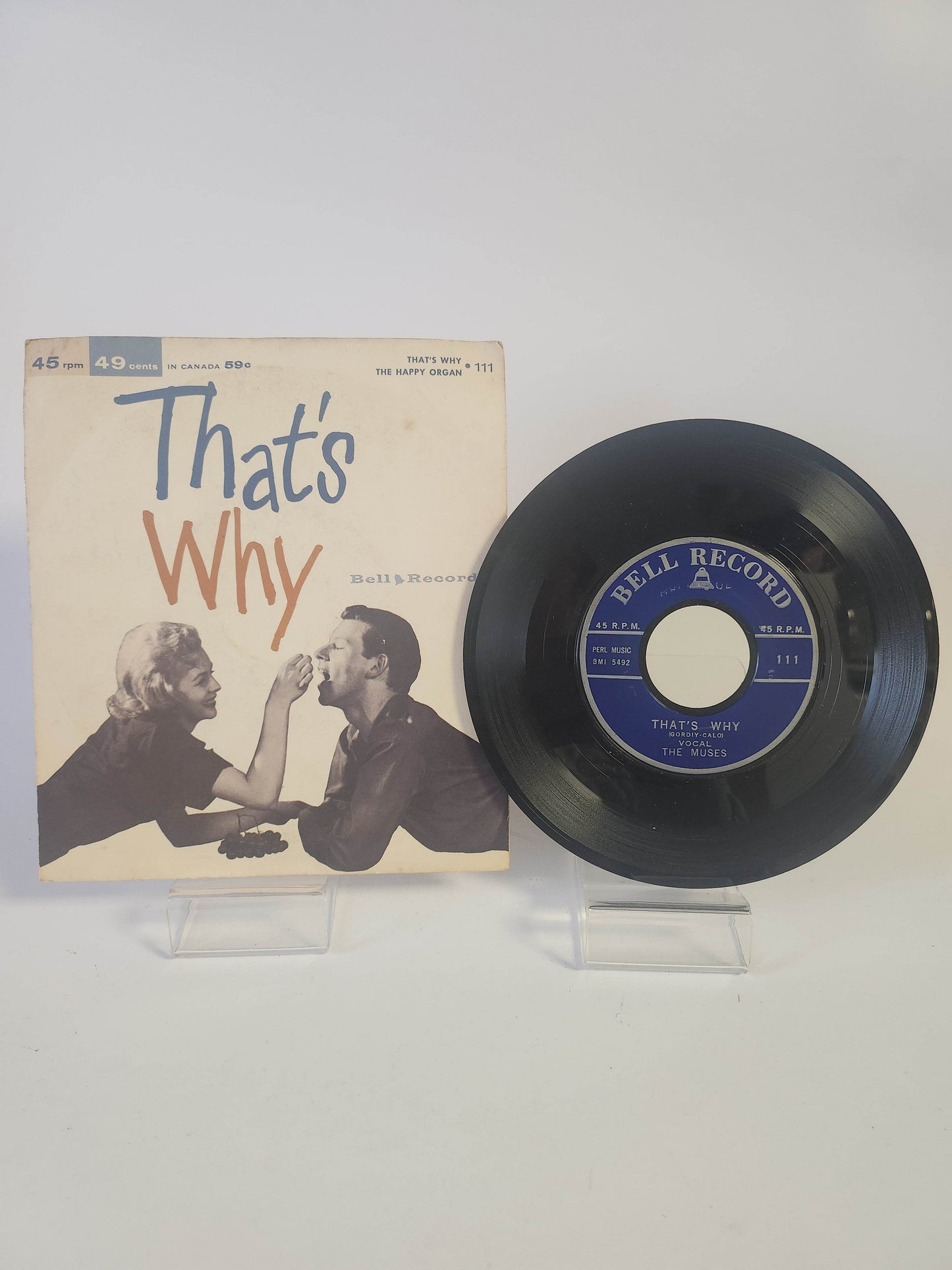 Bell Records No 111 Single Vinyl - Feniks Gameshop