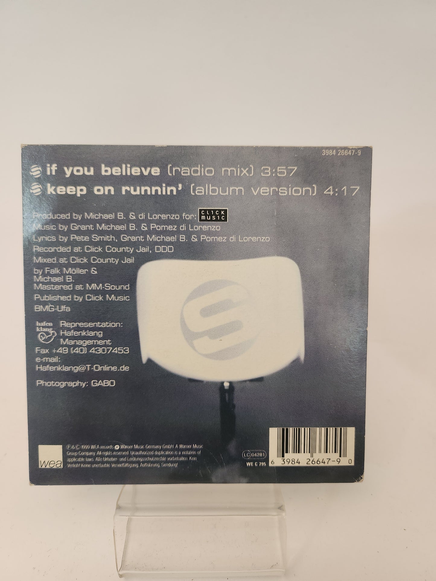 Sasha: If You Believe CD Single