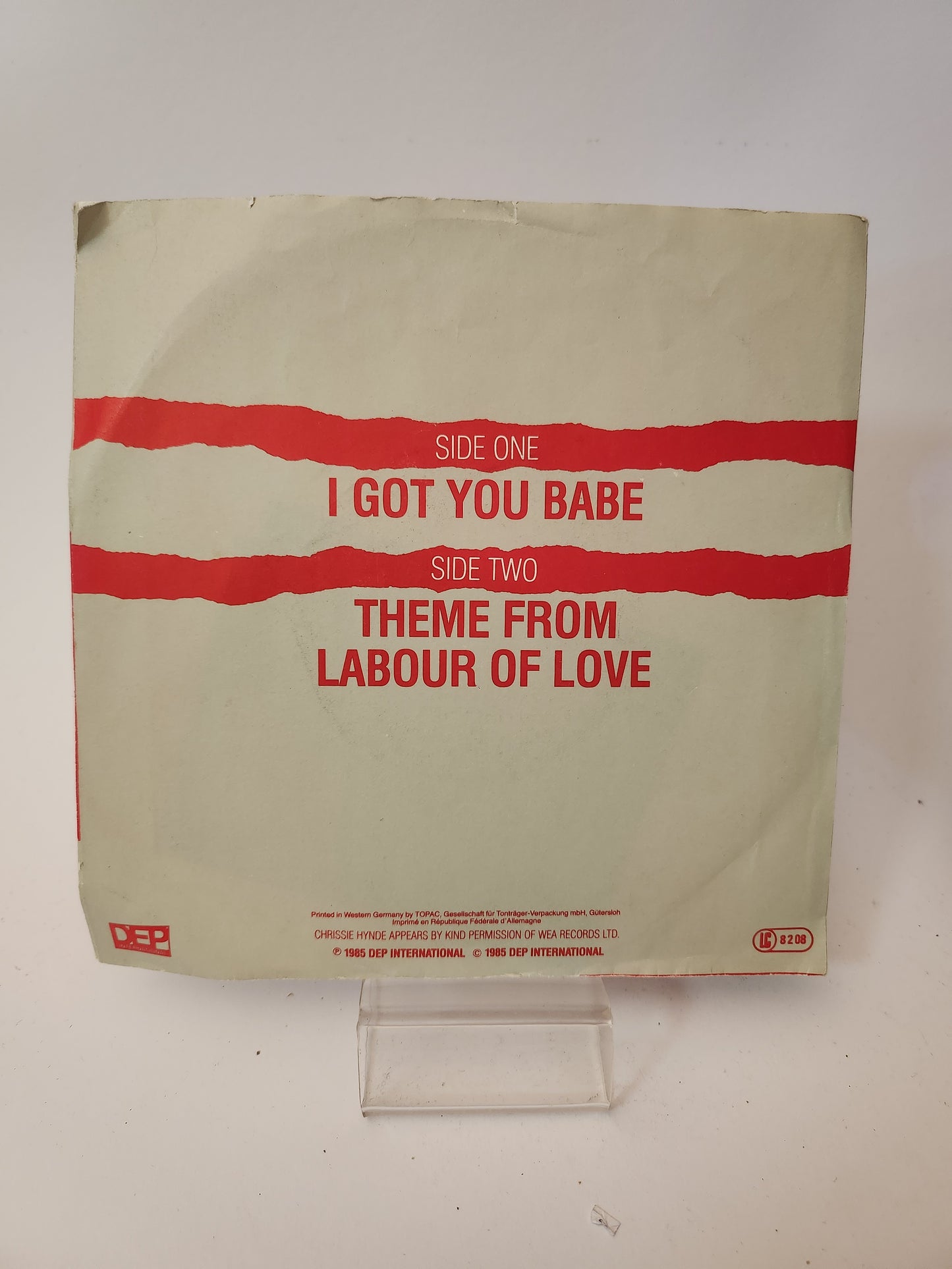 UB40: I got You Babe Single Vinyl
