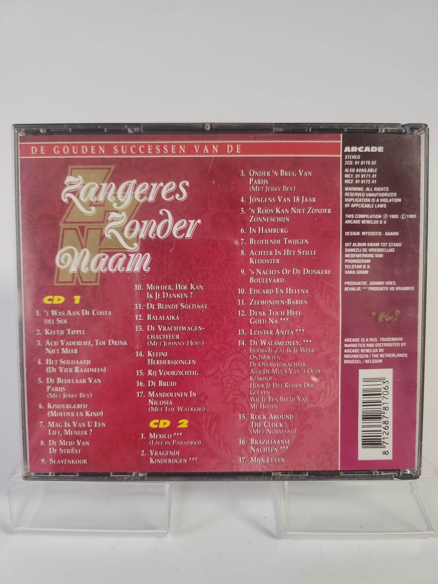 Zangeres zonder Naam: Gouden Successen CD - Feniks Gameshop