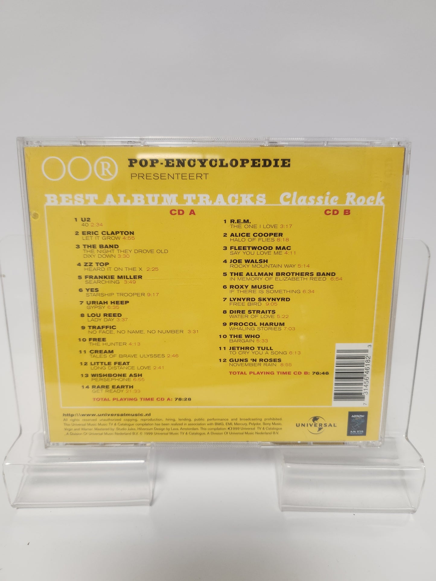 Best Album Tracks Classic Rock CD