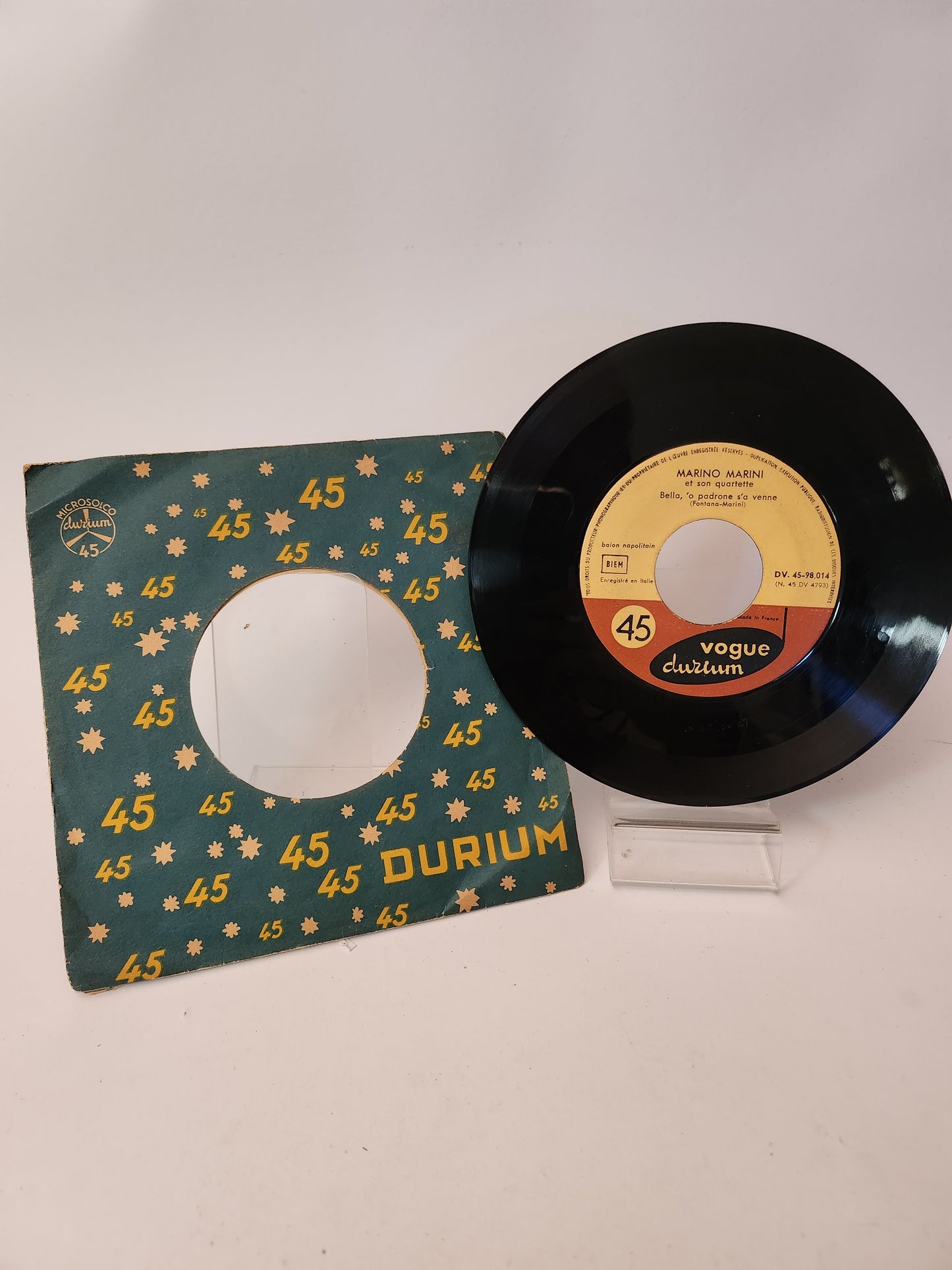 Durium: Marino Marini Vinyl Single
