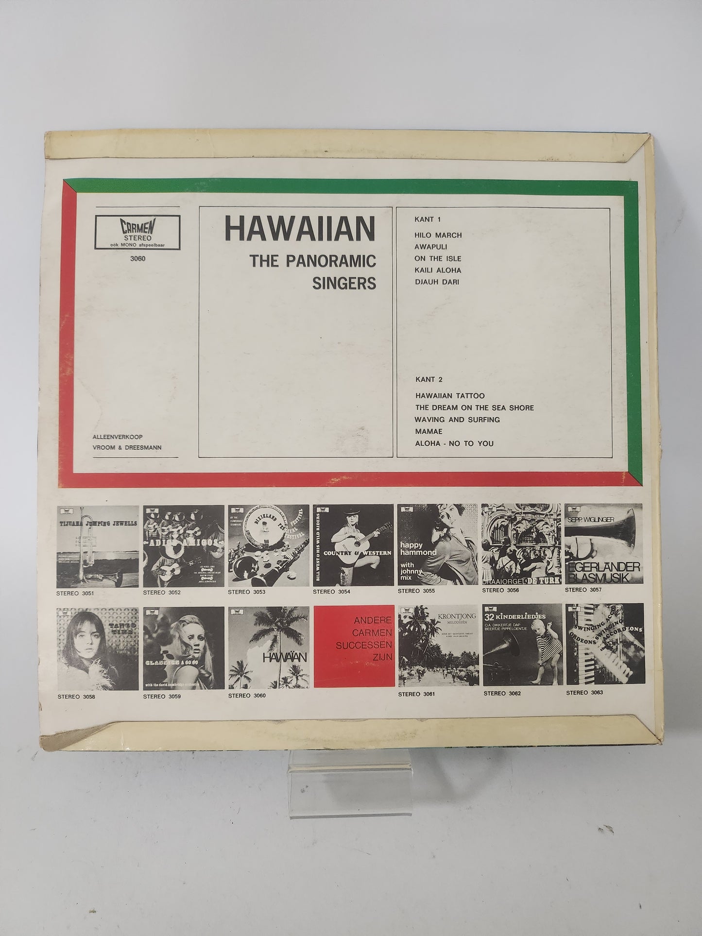 Hawaiian: the Panoramic Singers LP Vinyl