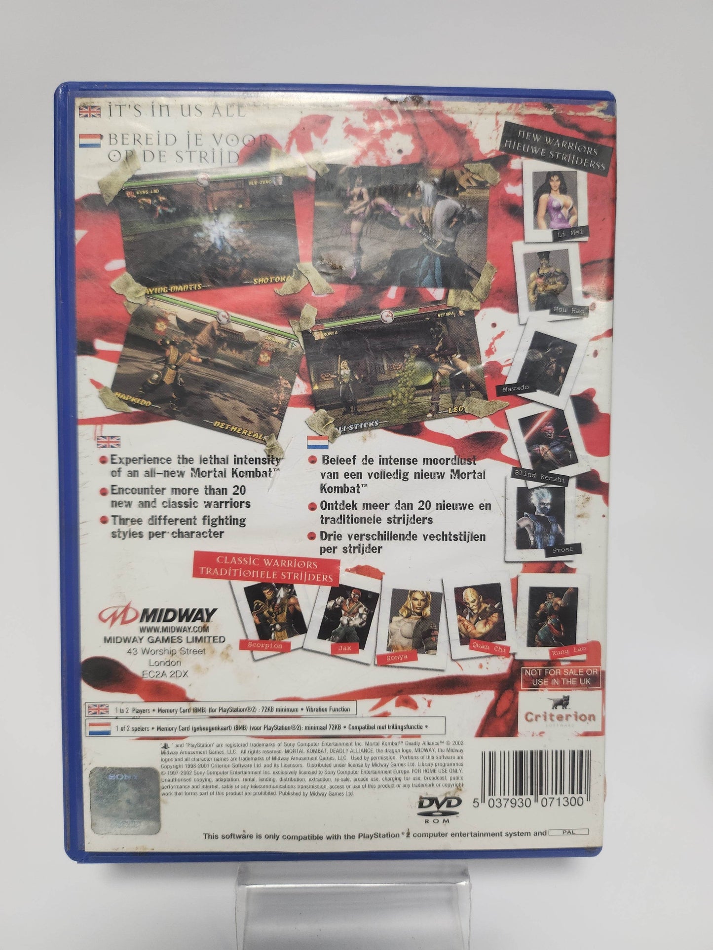 Mortal Kombat Deadly Alliance (No Book) PlayStation 2 - Feniks Gameshop