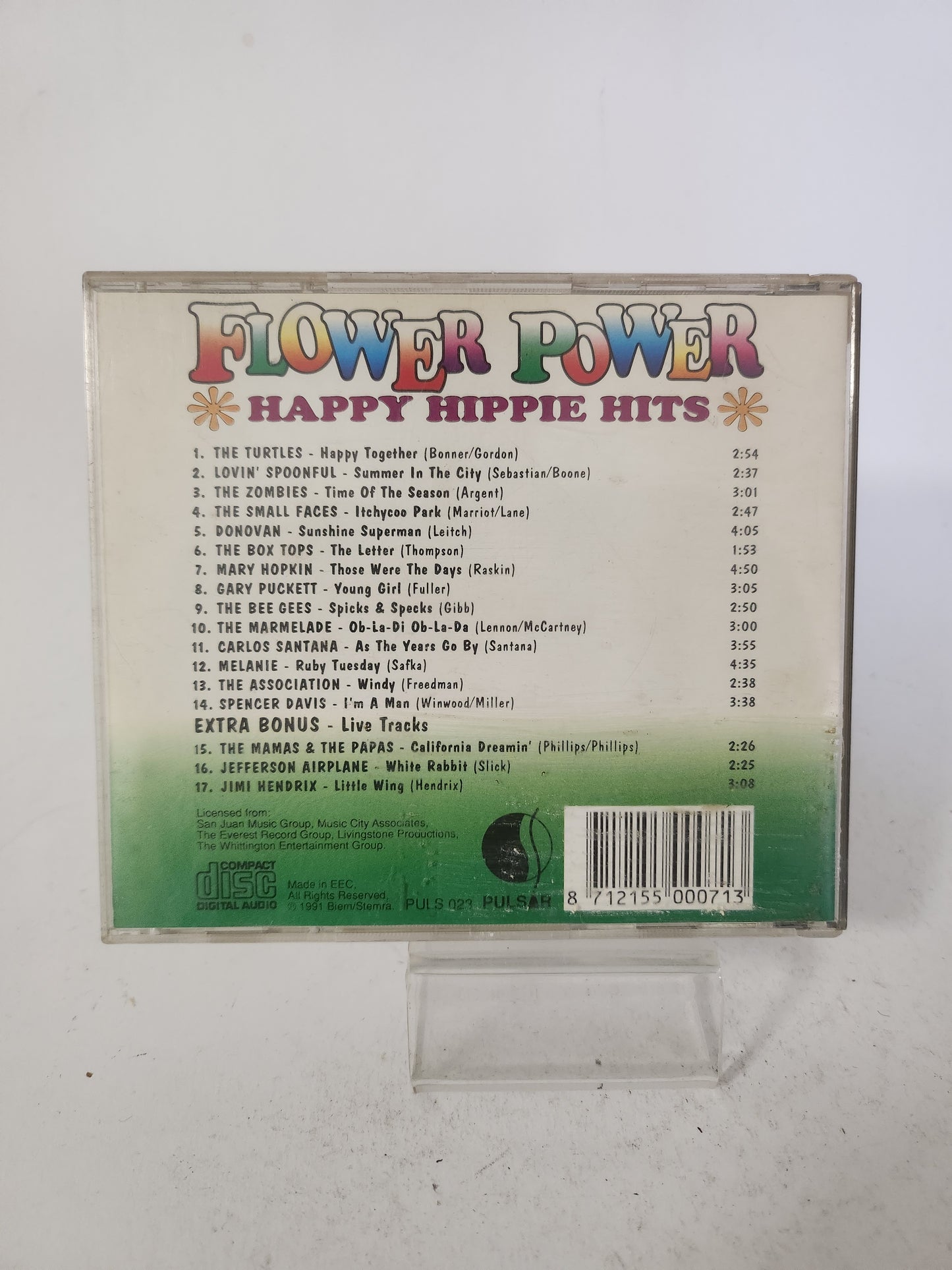 Flower Power Happy Hippie Hits CD