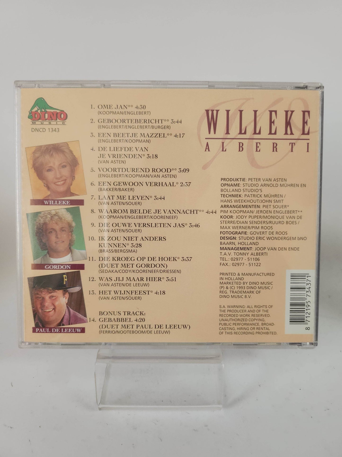 Willeke Alberti: 'n Beetje Mazzel CD - Feniks Gameshop