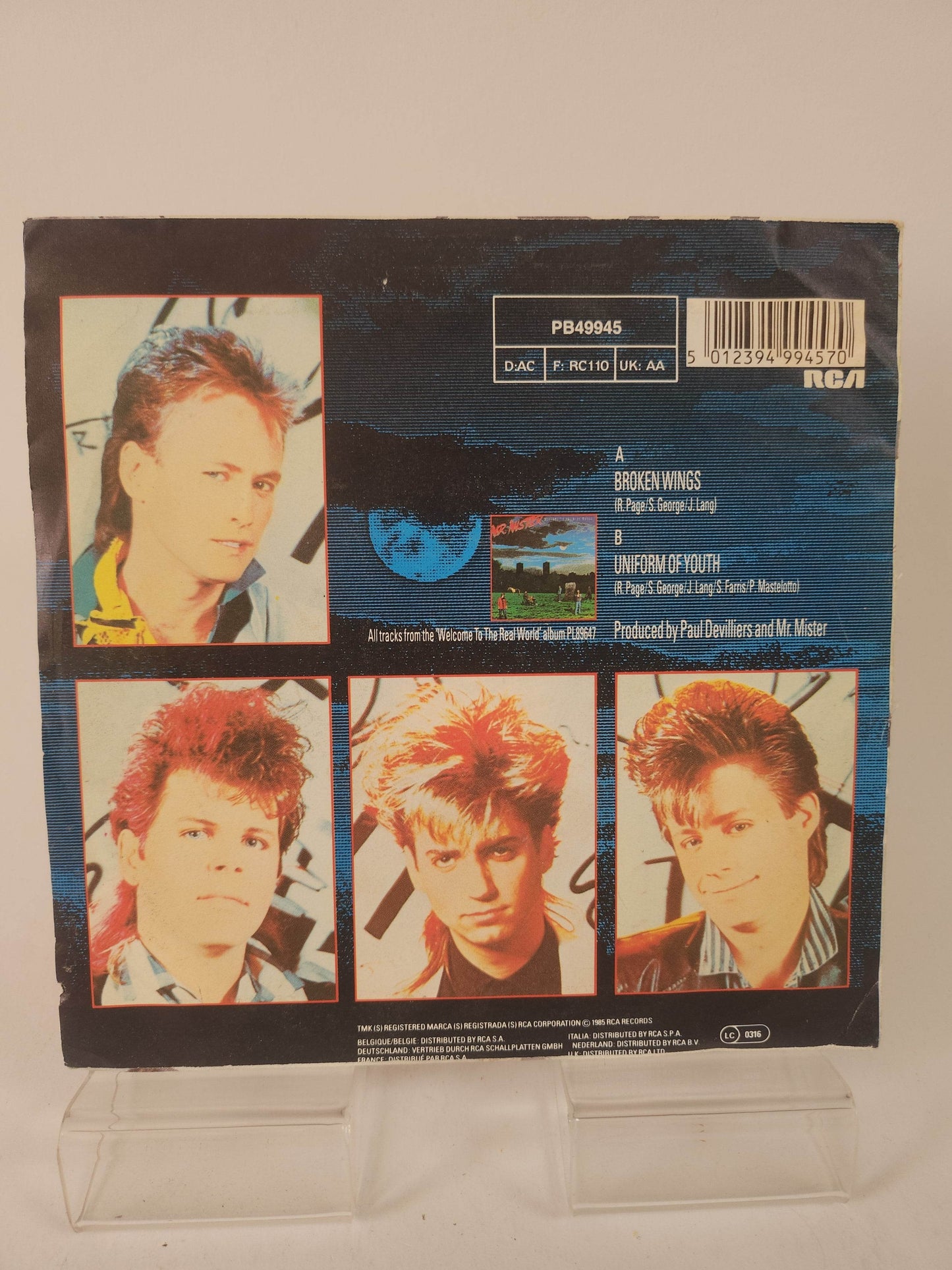 Mr Mister: Broken Wings Single Vinyl - Feniks Gameshop