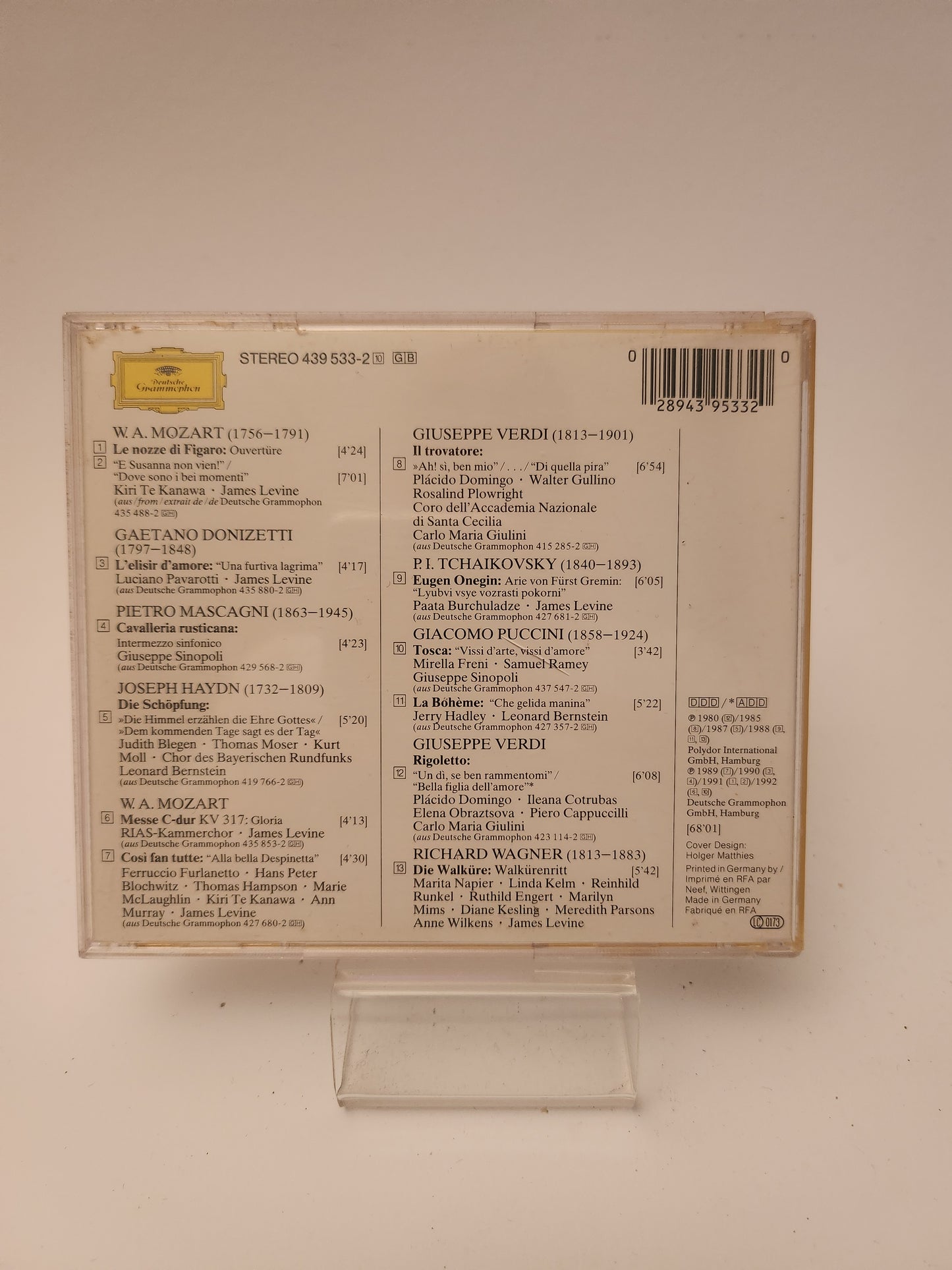 Deutsche Grammophon: the Opera Sampler Volume 2 CD