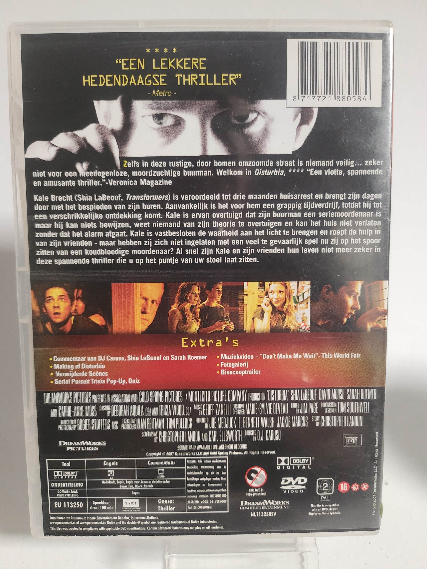 Disturbia DVD - Feniks Gameshop