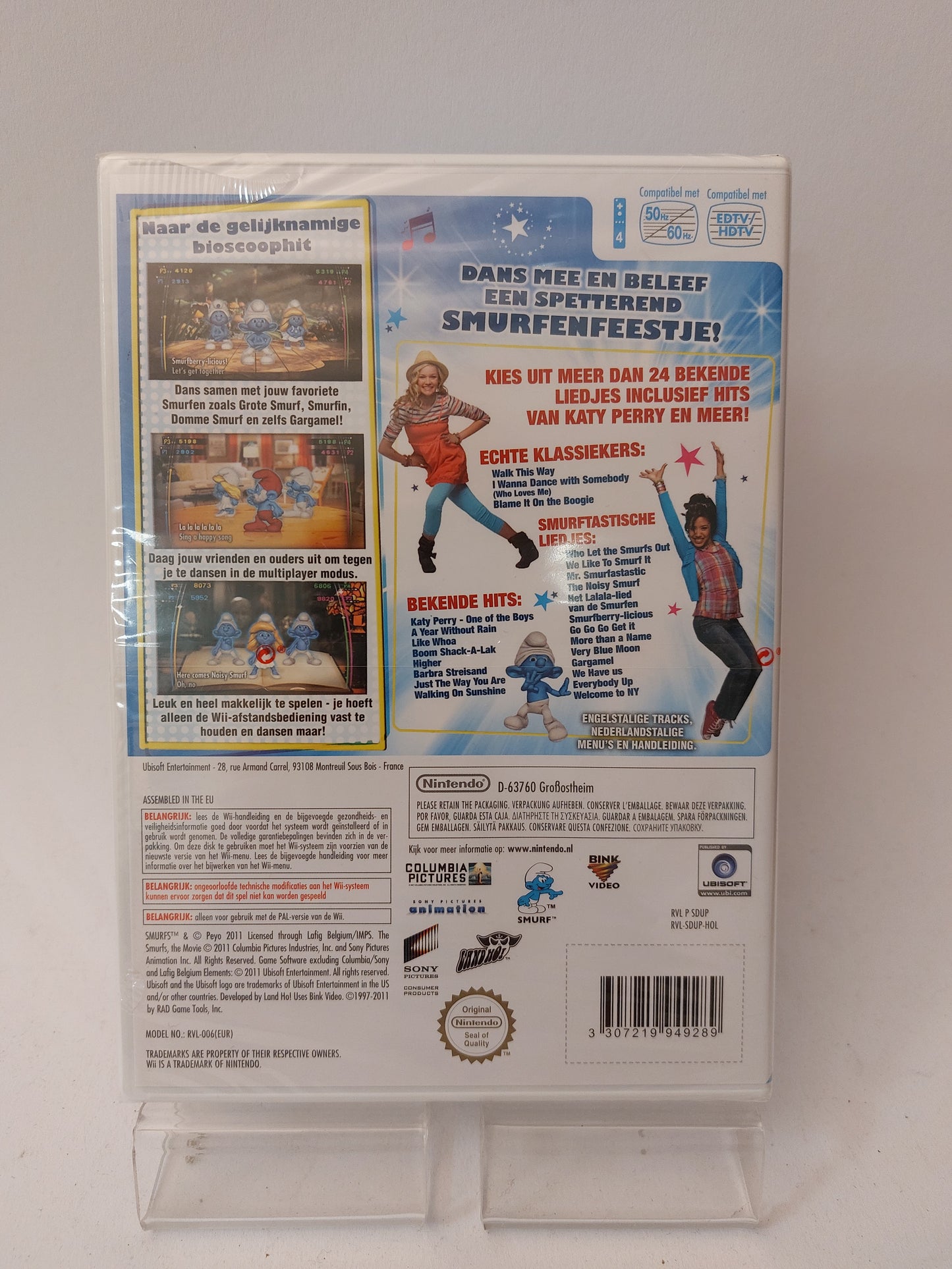 Smurfen Dance Party geseald Nintendo Wii