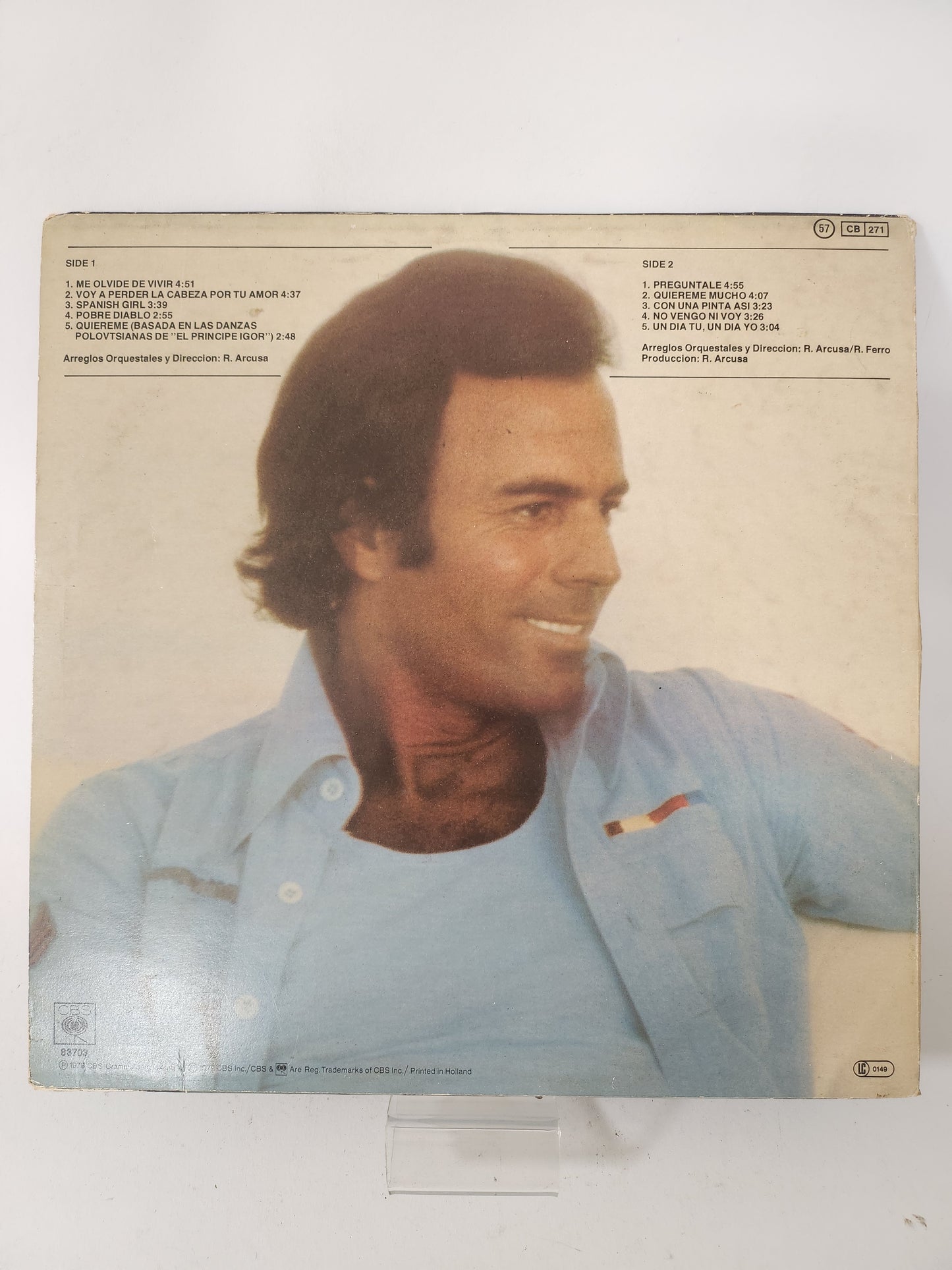 Emociones: Julio Iglesias LP Vinyl