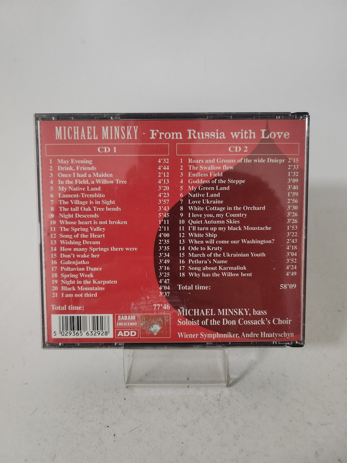 Michael Minsky: From Russia with Love Dubbel CD