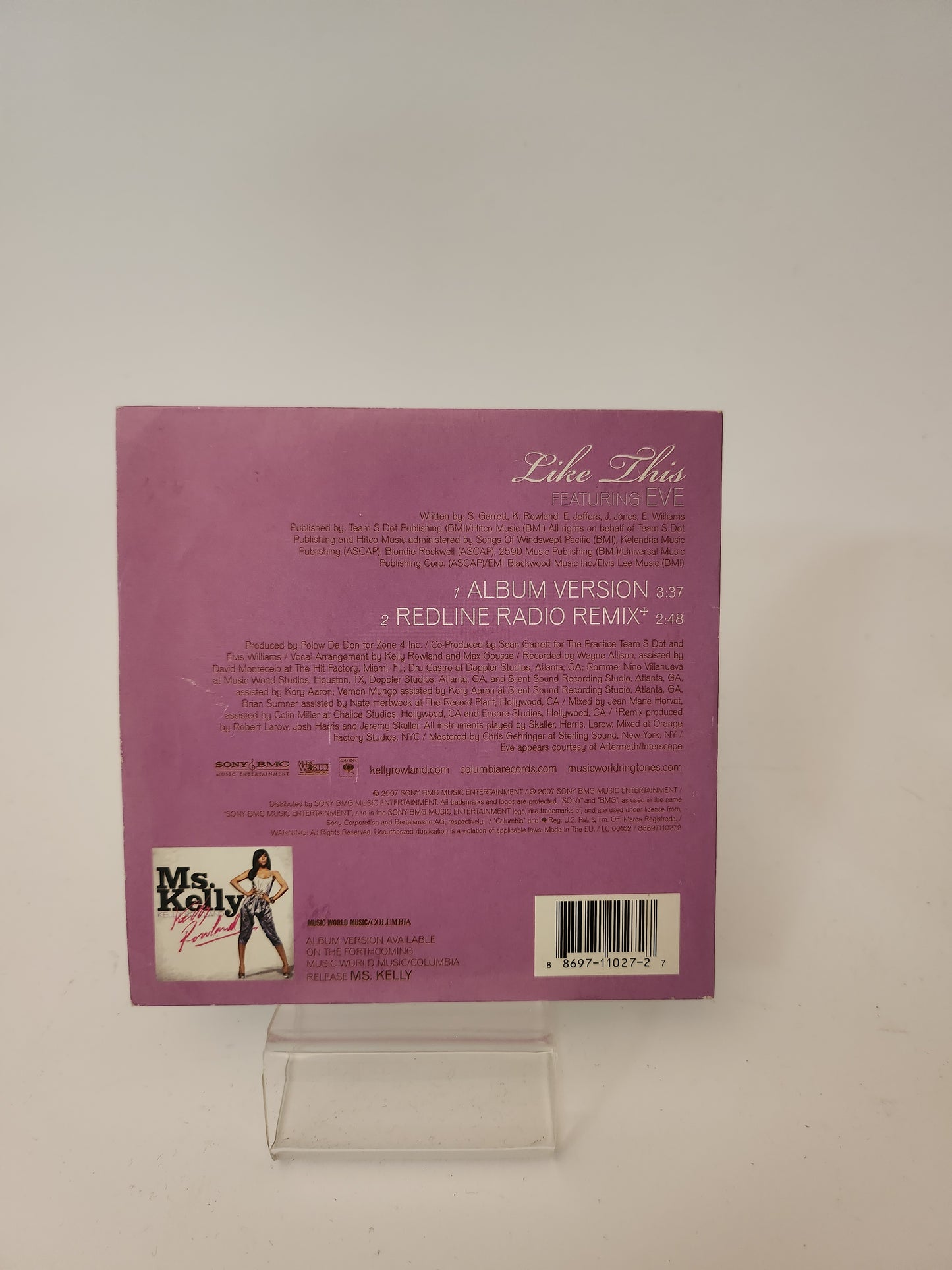 Kelly Rowland: Like This CD Single