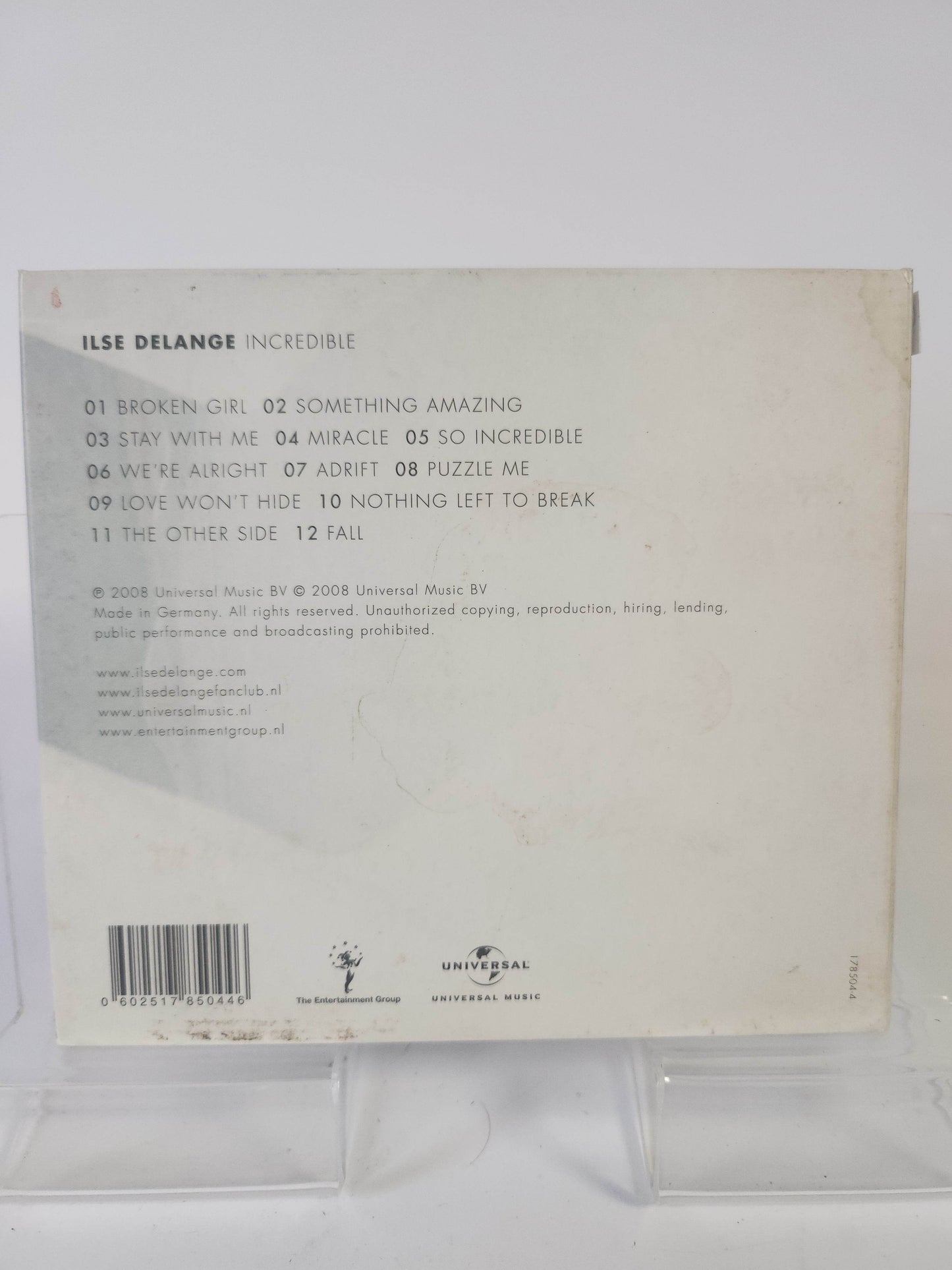 Ilse de Lange: Incredible CD - Feniks Gameshop