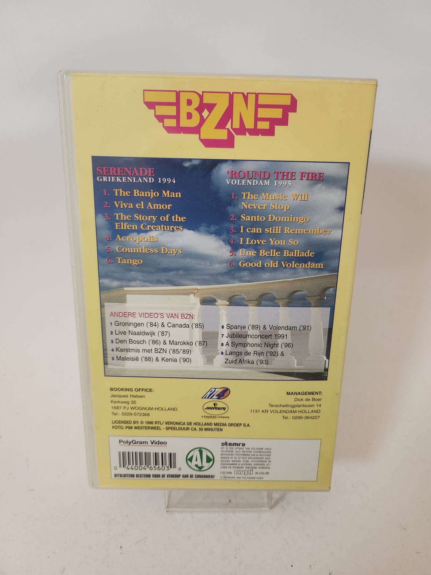 BZN: Serenade "Round the Fire" VHS Muziek