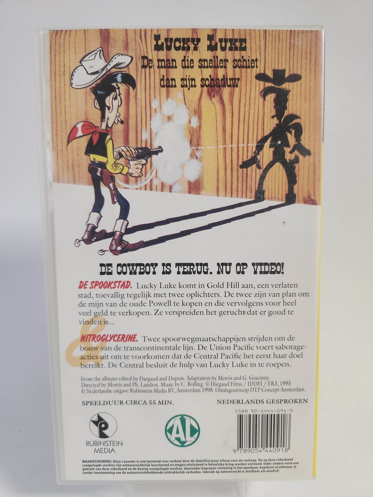 Lucky Luke: de Spookstad & Nitroglycerine VHS Kids - Feniks Gameshop