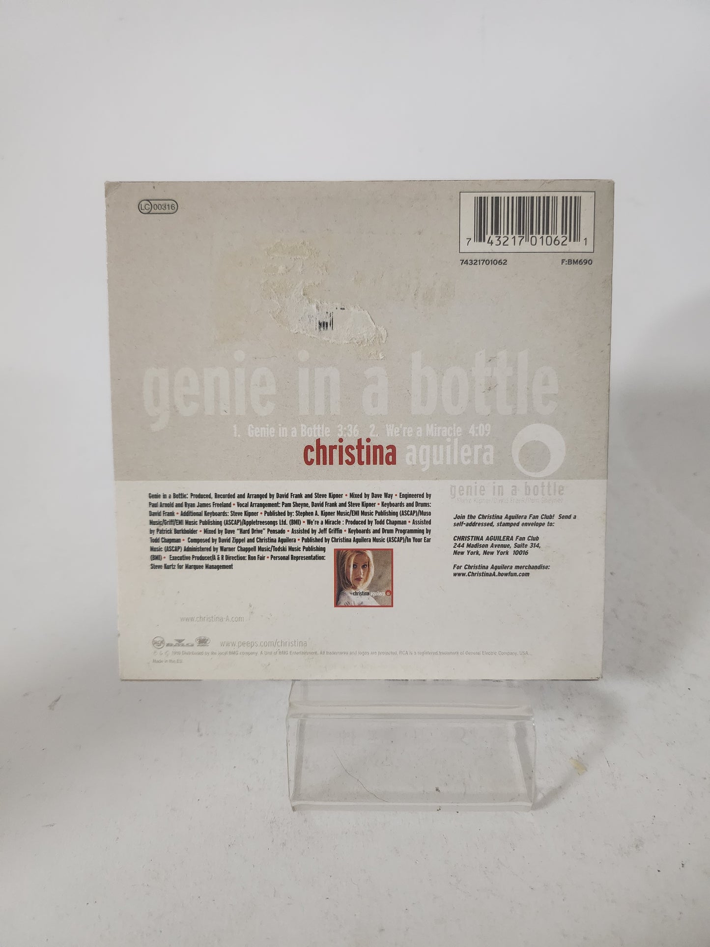 Christina Aguilera: Genie in a Bottle CD Single