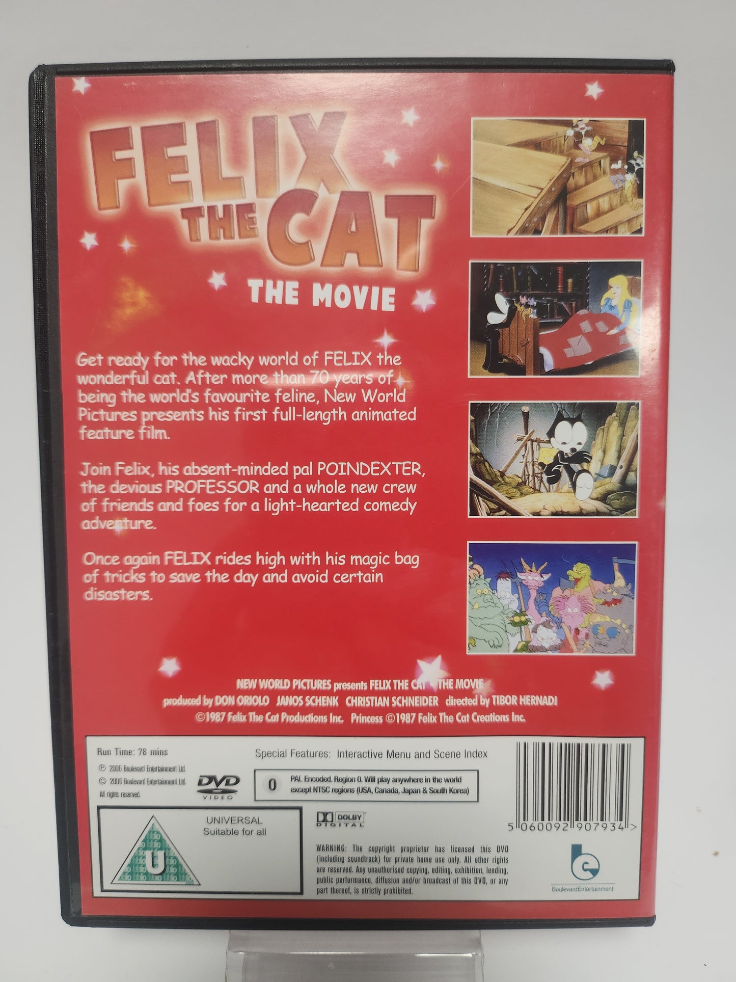 Felix the Cat the Movie DVD Kids