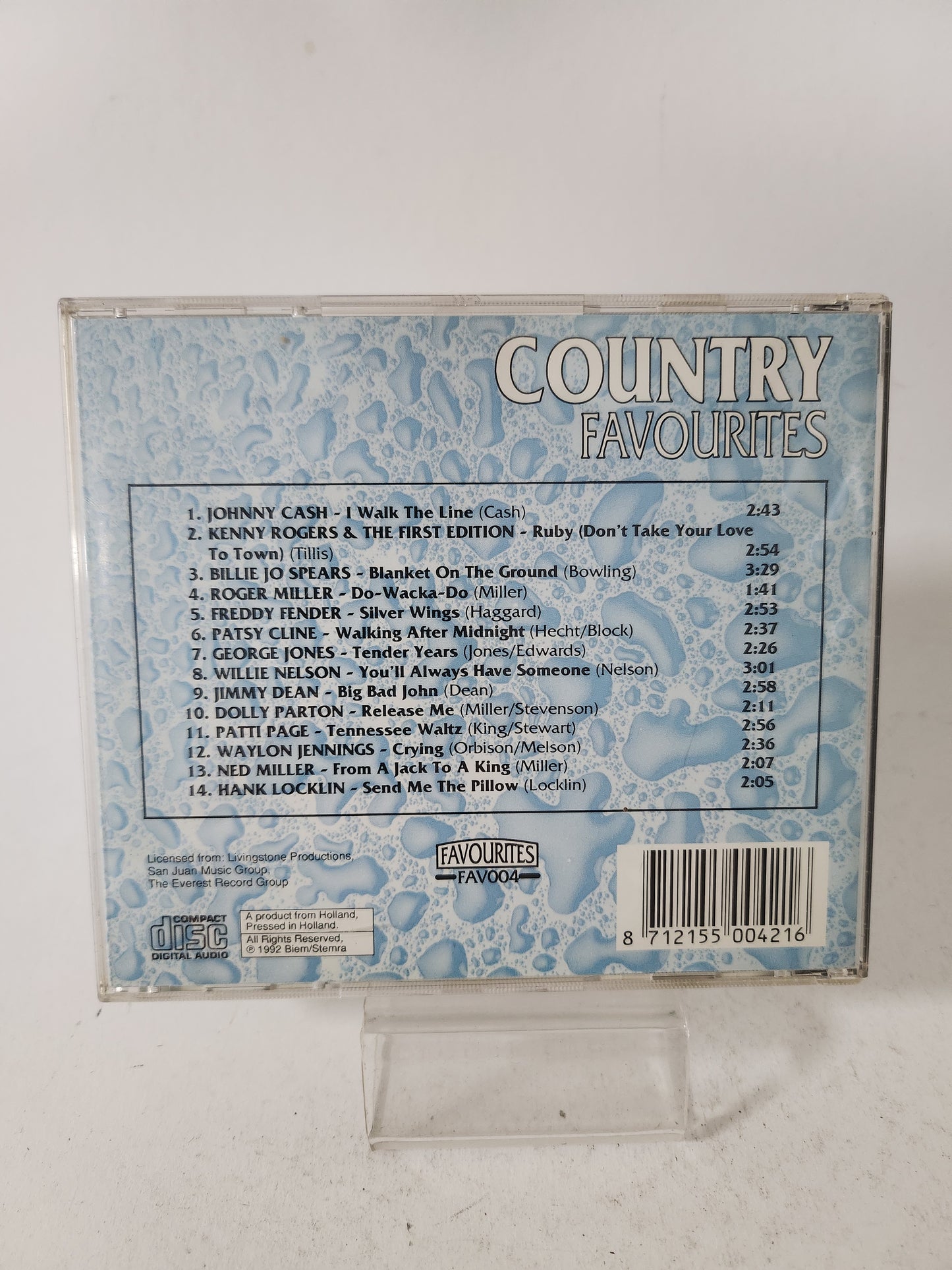 Country Favourites: Original Artists CD