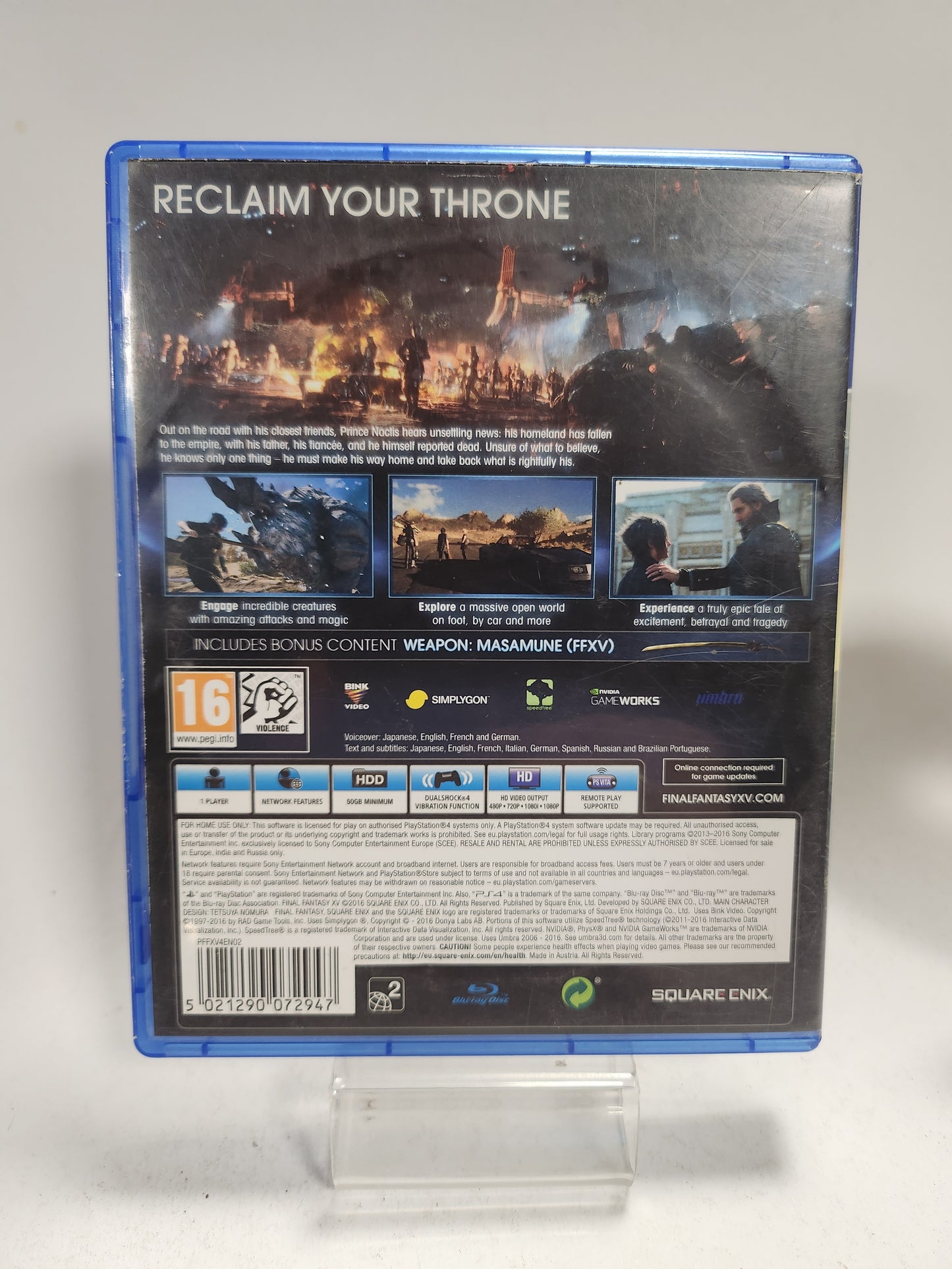 Final Fantasy XV (No Book) PlayStation 4