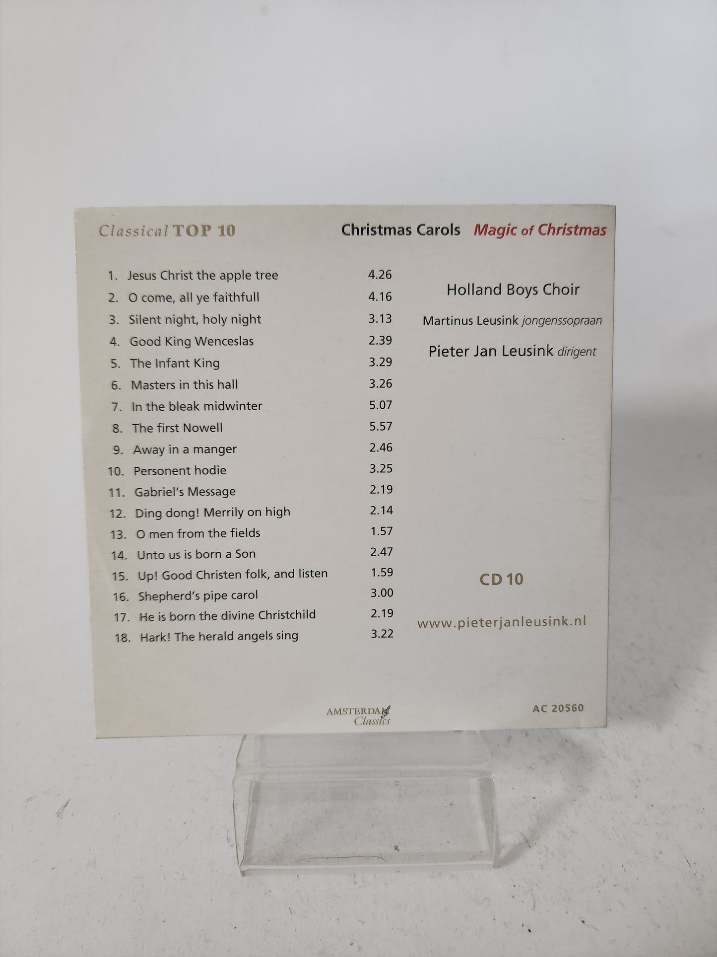 Hollands Boys Choir: Christmas Carols, Magic of Christmas CD Single