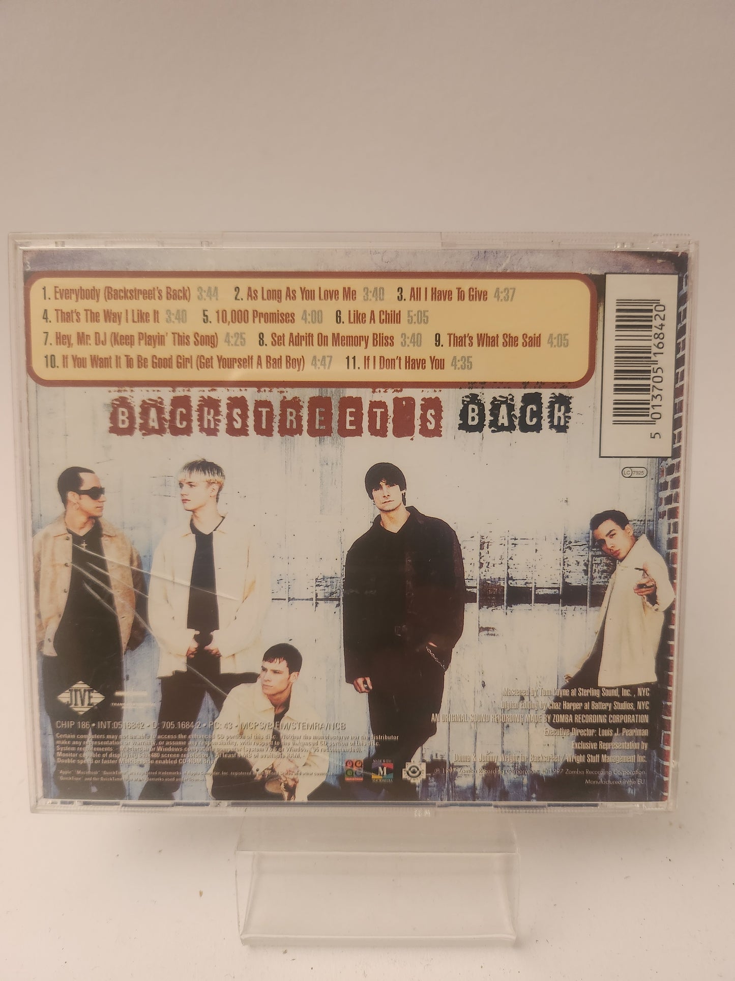 Backstreet Boys: Backstreet's Back CD