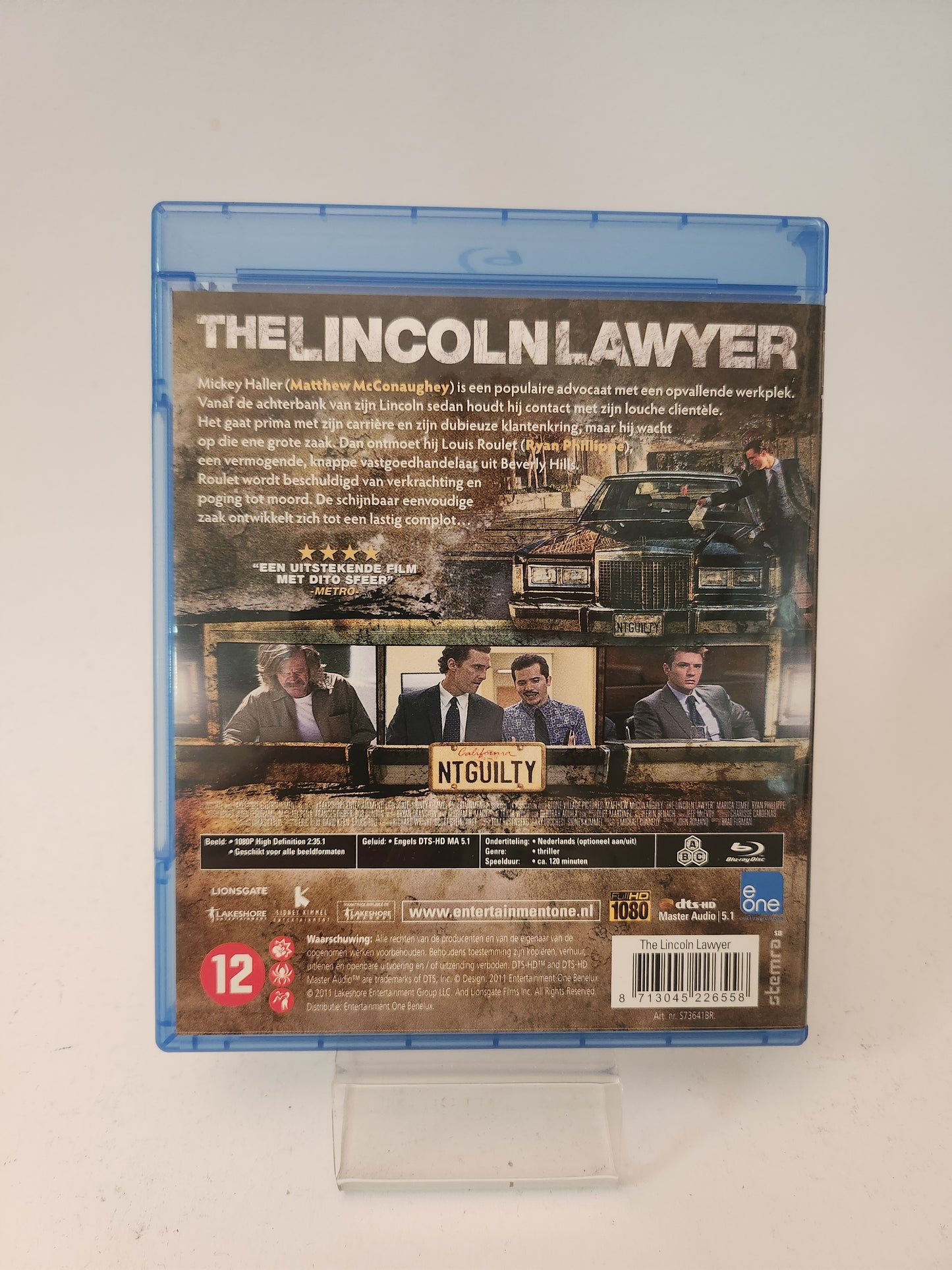 Lincoln Lawyer Blu-Ray