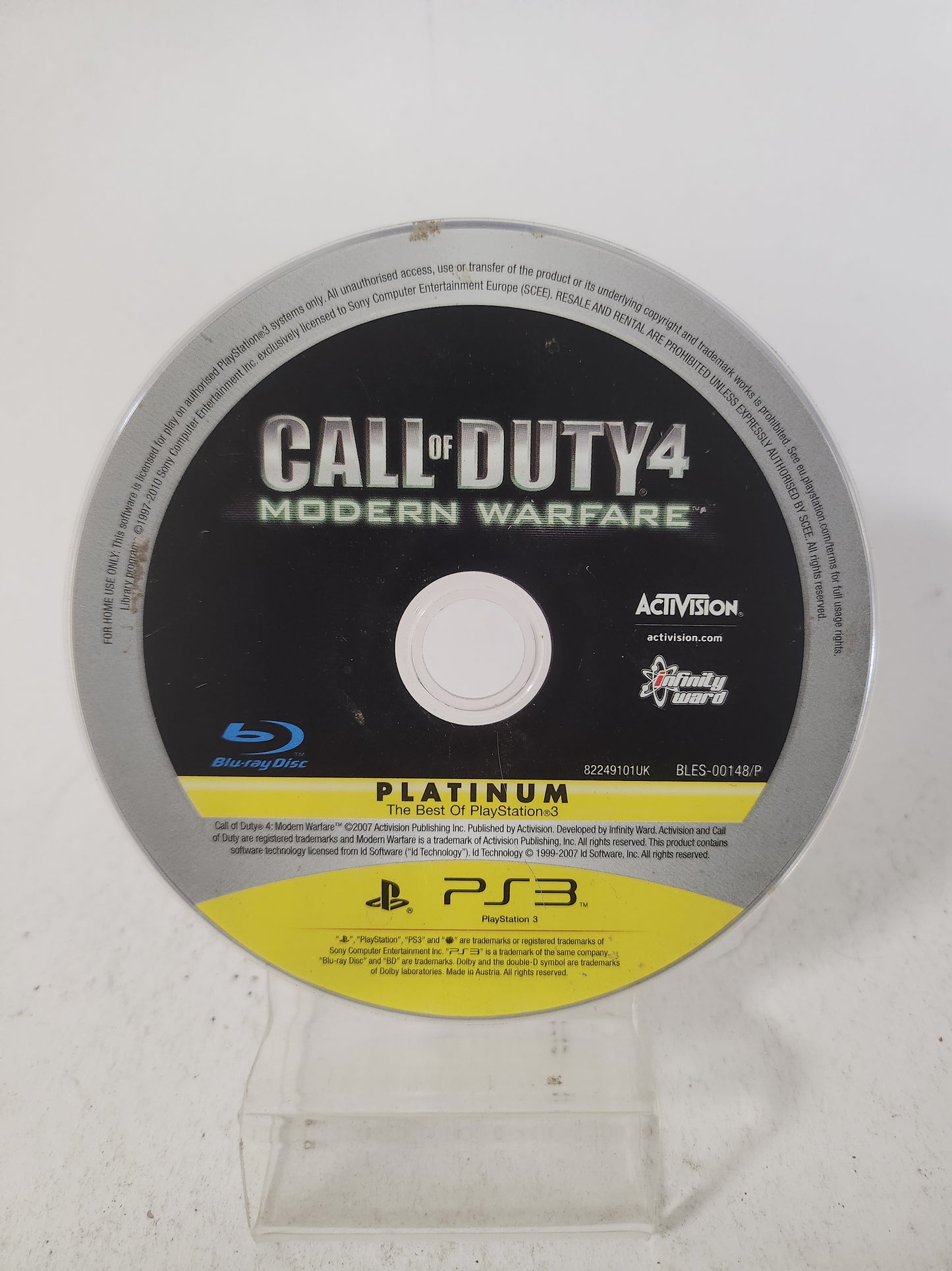 Call of Duty 4 Modern Warfare Platinum (Disc Only) PlayStation 3