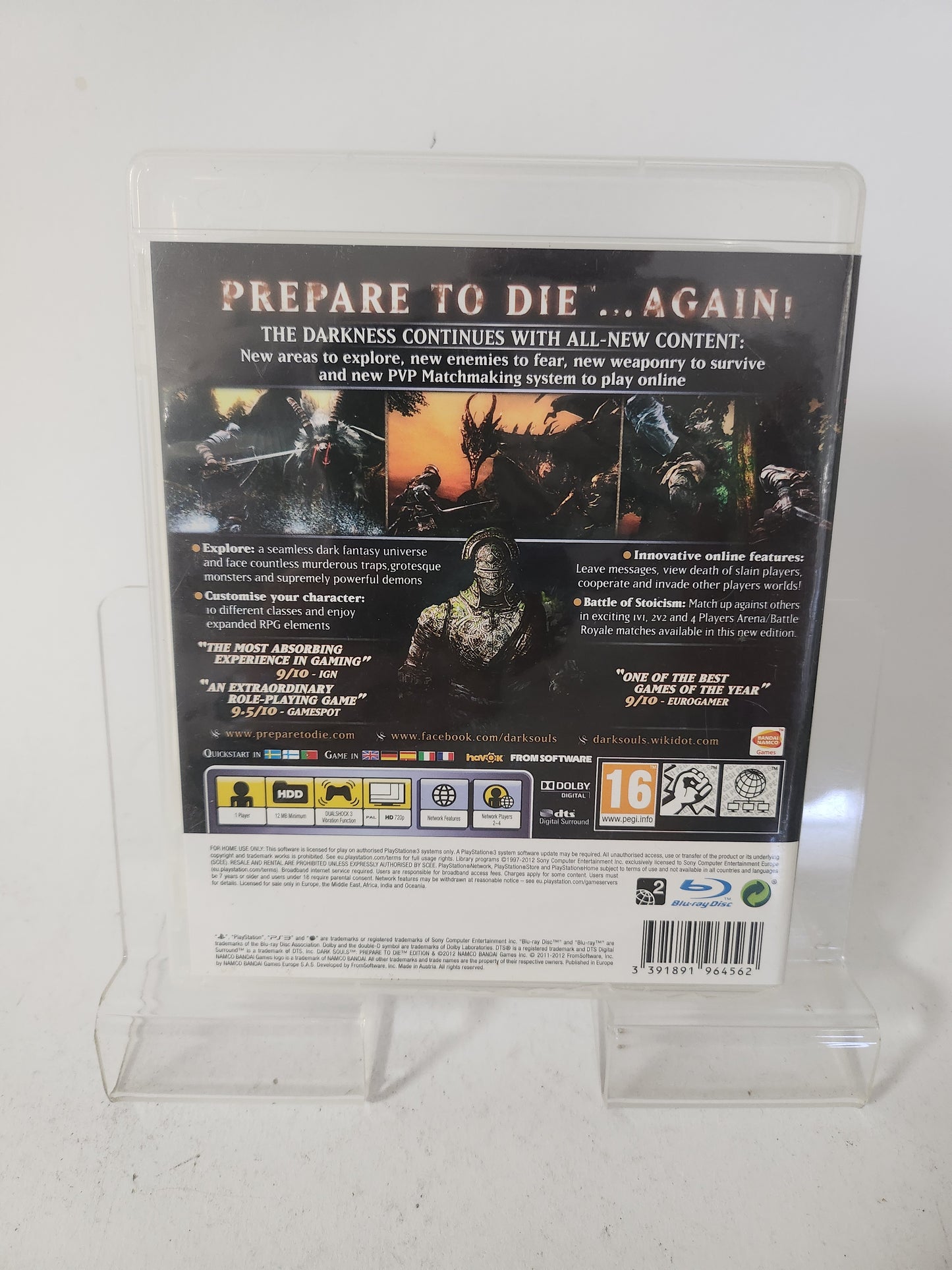 Dark Souls "Prepair to Die" Edition Playstation 3