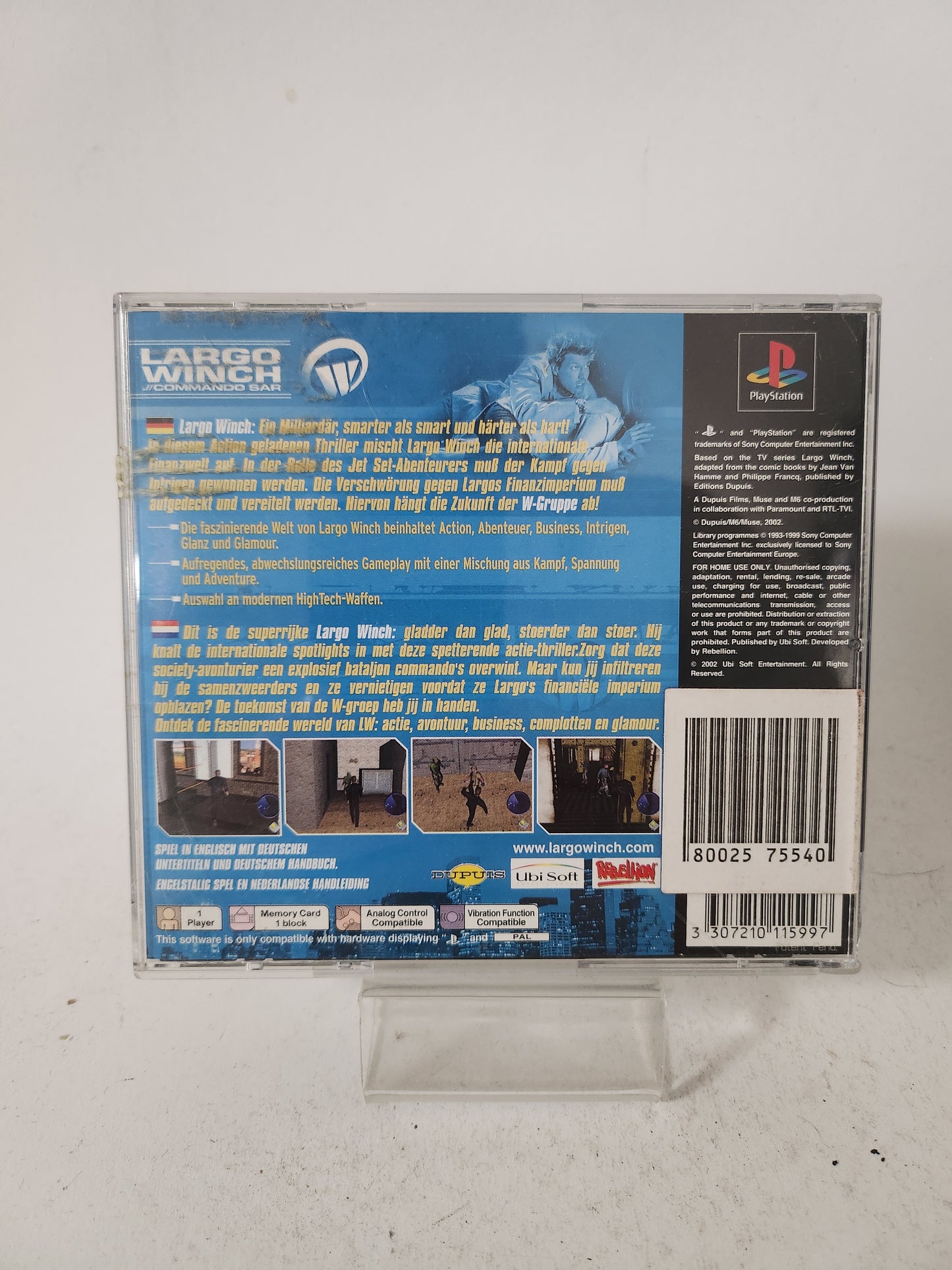 Largo Winch Commando Sar (No Book) PlayStation 1