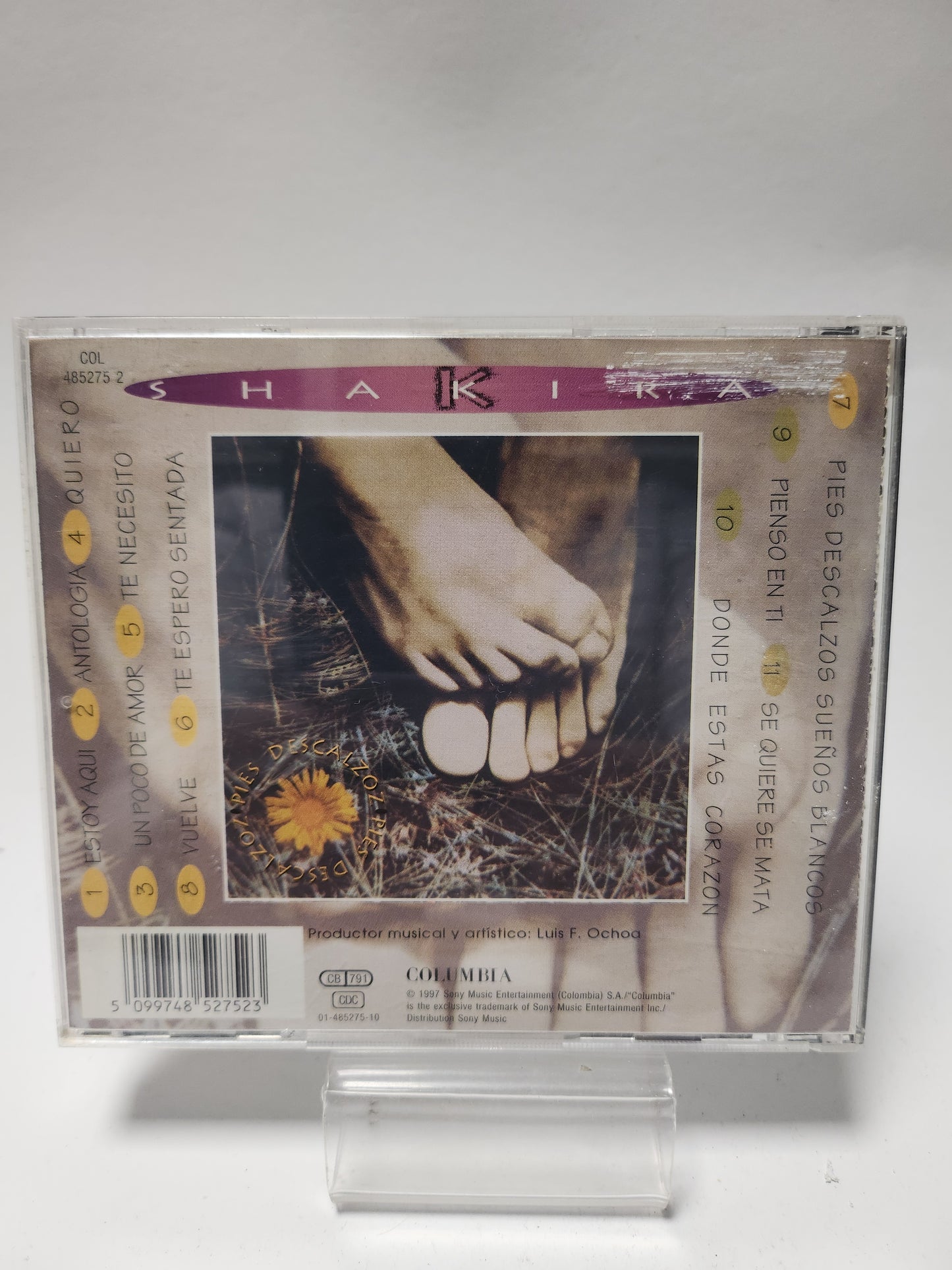 Shakira: Pies Descalzos CD