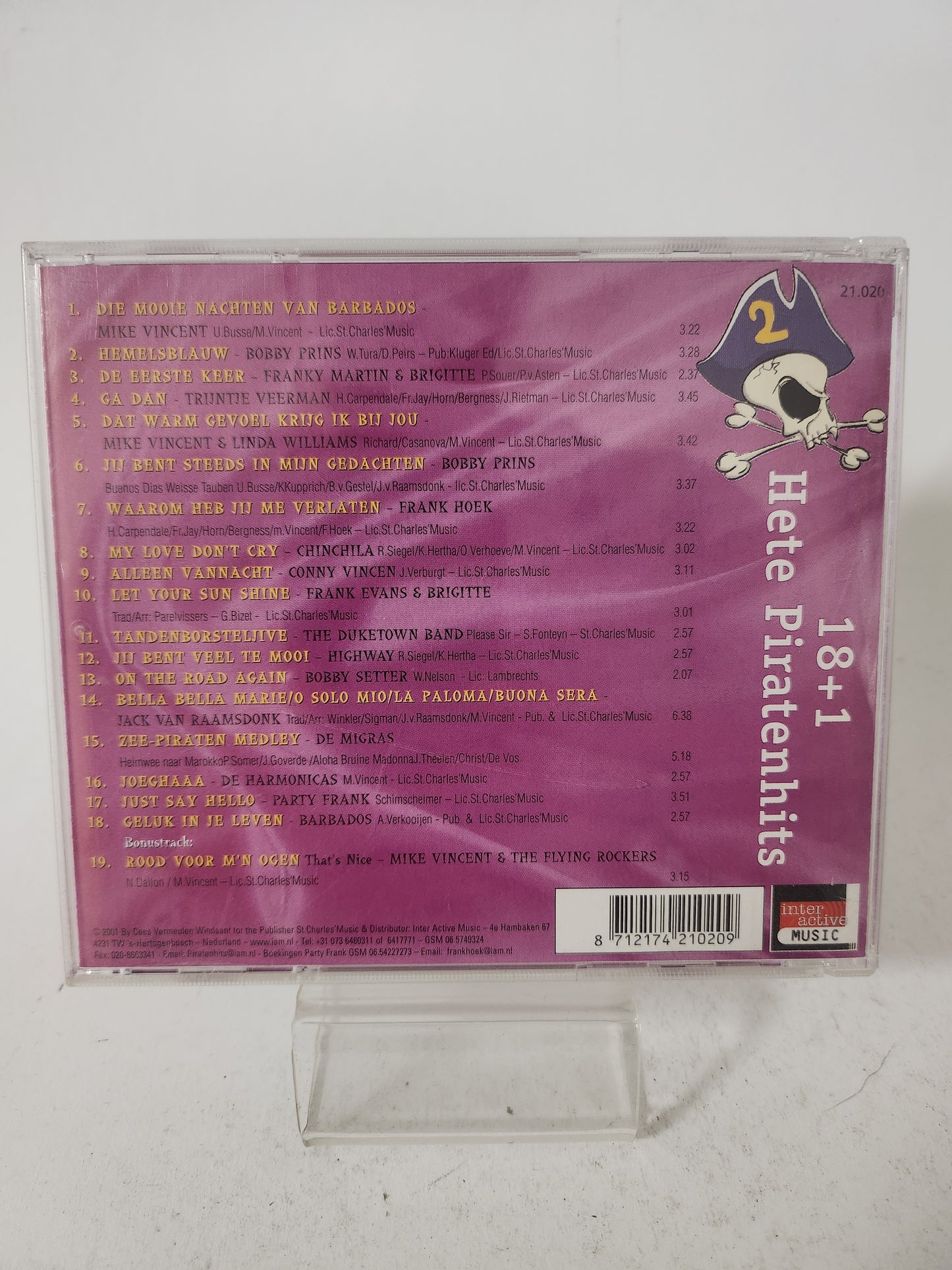 18 + 1 Hete Piratenhits CD